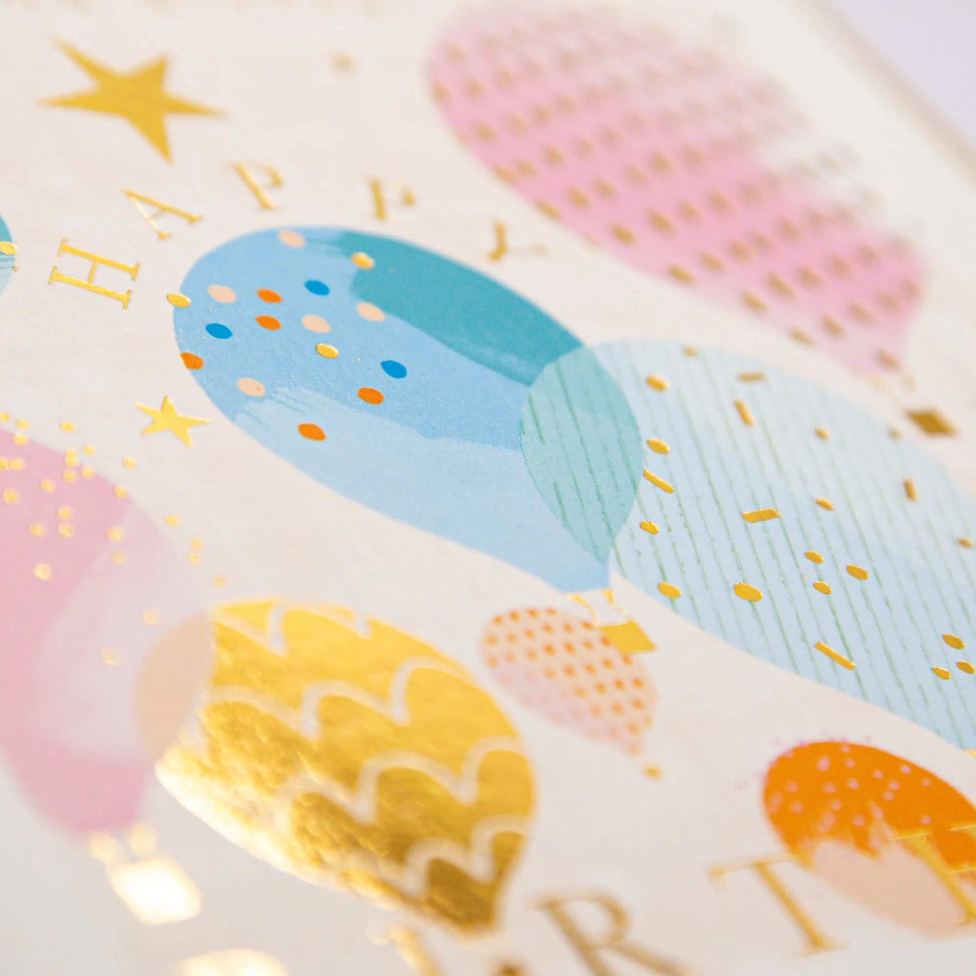 Birthday|For Her*Whistlefish Hot-Air-Balloons Birthday Card