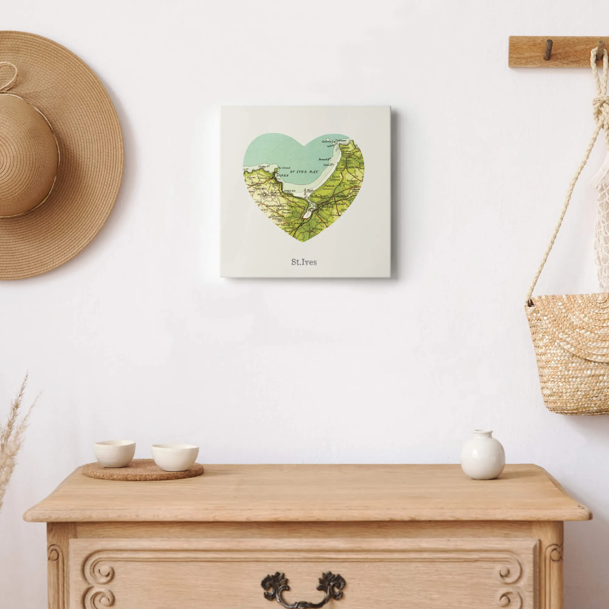 St Ives|Cornwall*Whistlefish I Love St Ives Canvas