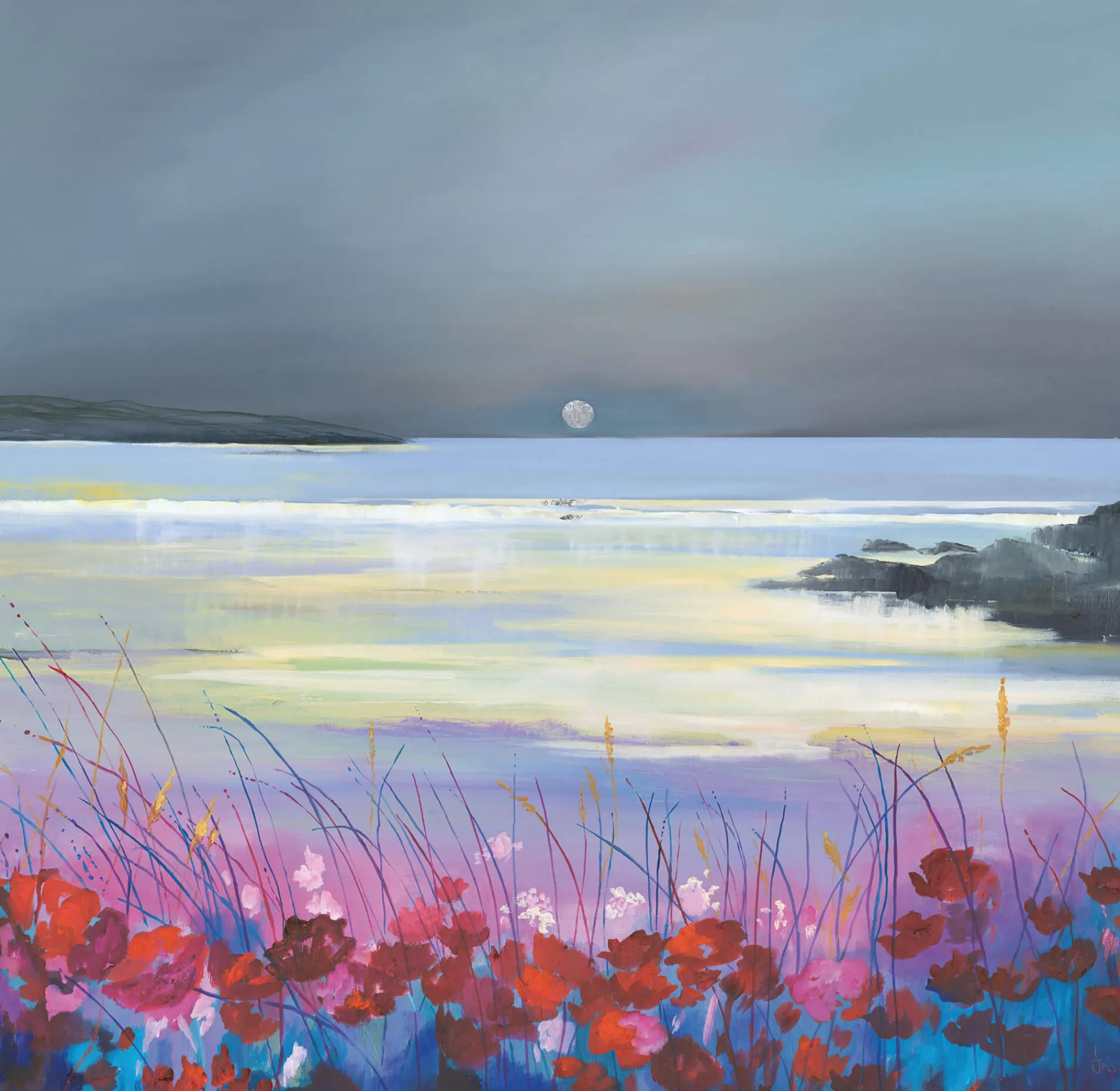 Unframed Prints*Whistlefish I See The Moon, Think Of You Art Print
