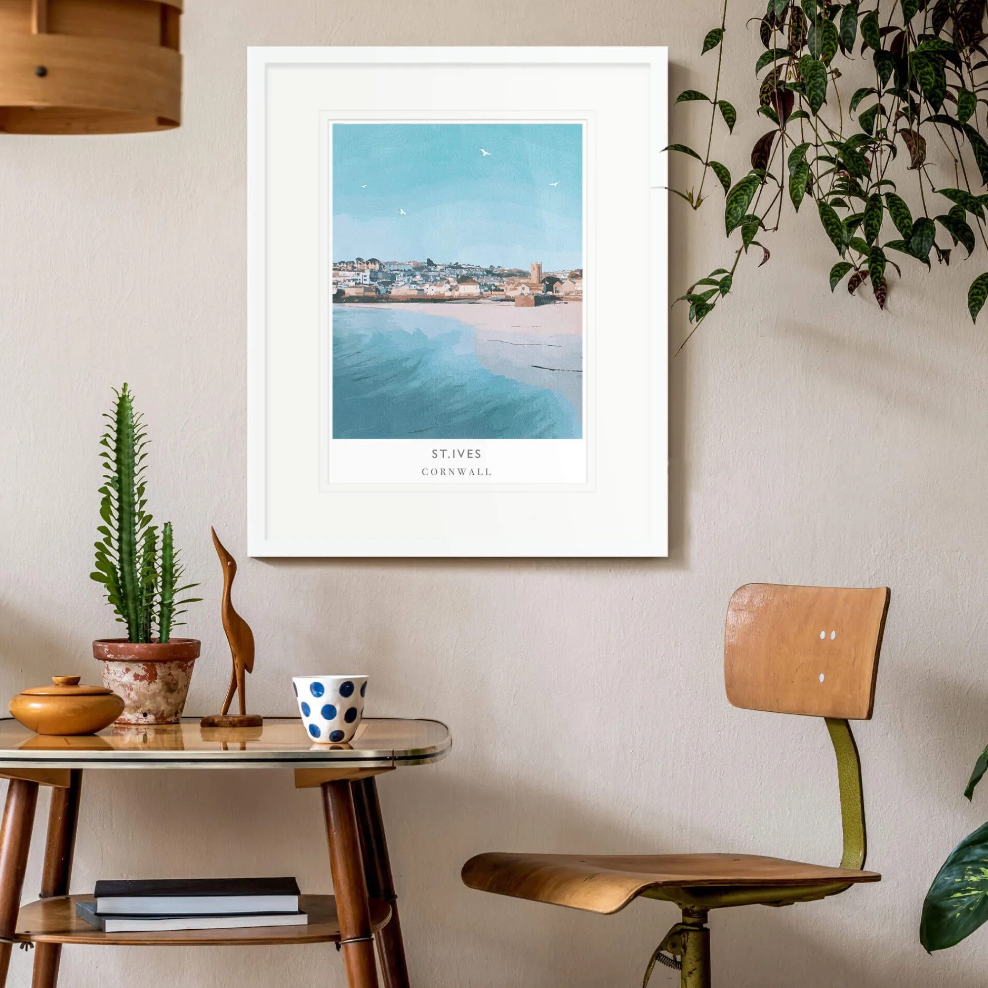 St Ives|Cornwall*Whistlefish Incoming Tide, St Ives Framed Print