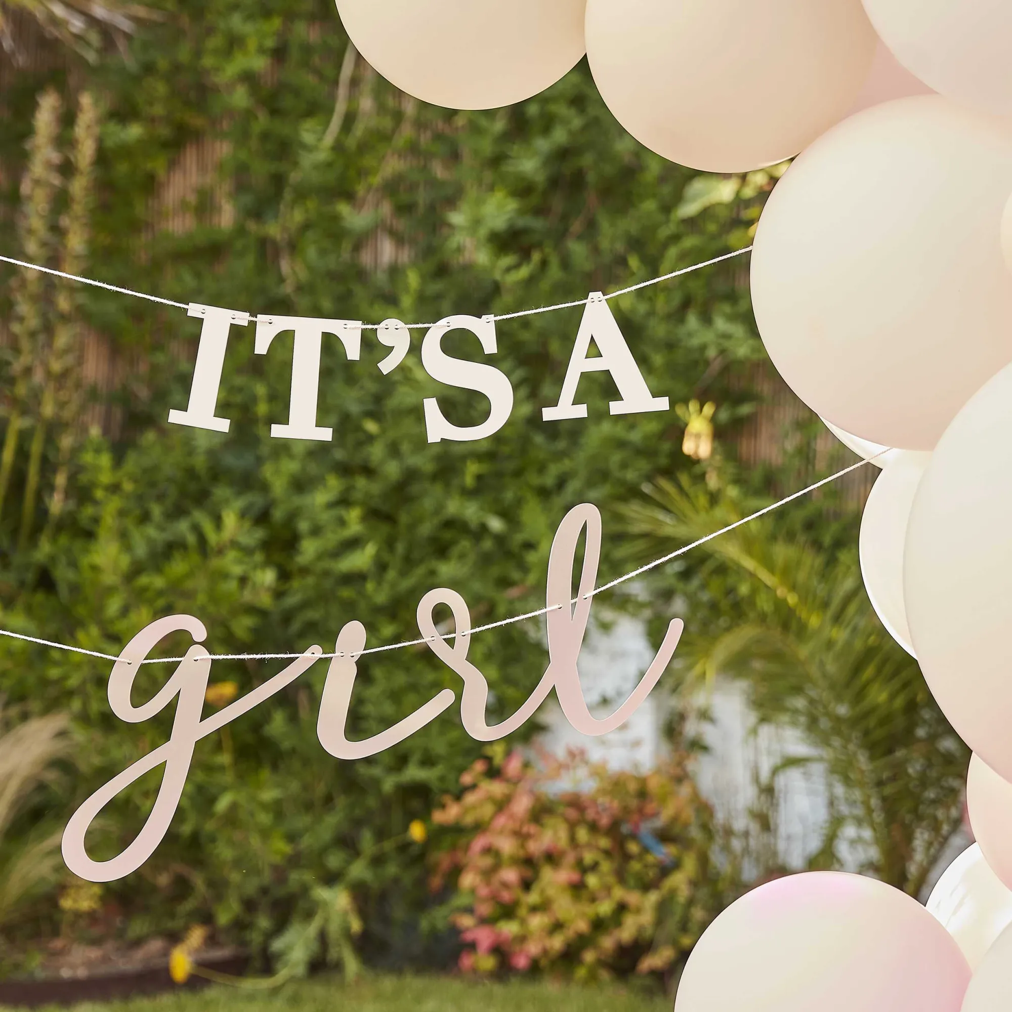 Decorations|Bunting & Garlands*Whistlefish It's A Girl Baby Shower Bunting