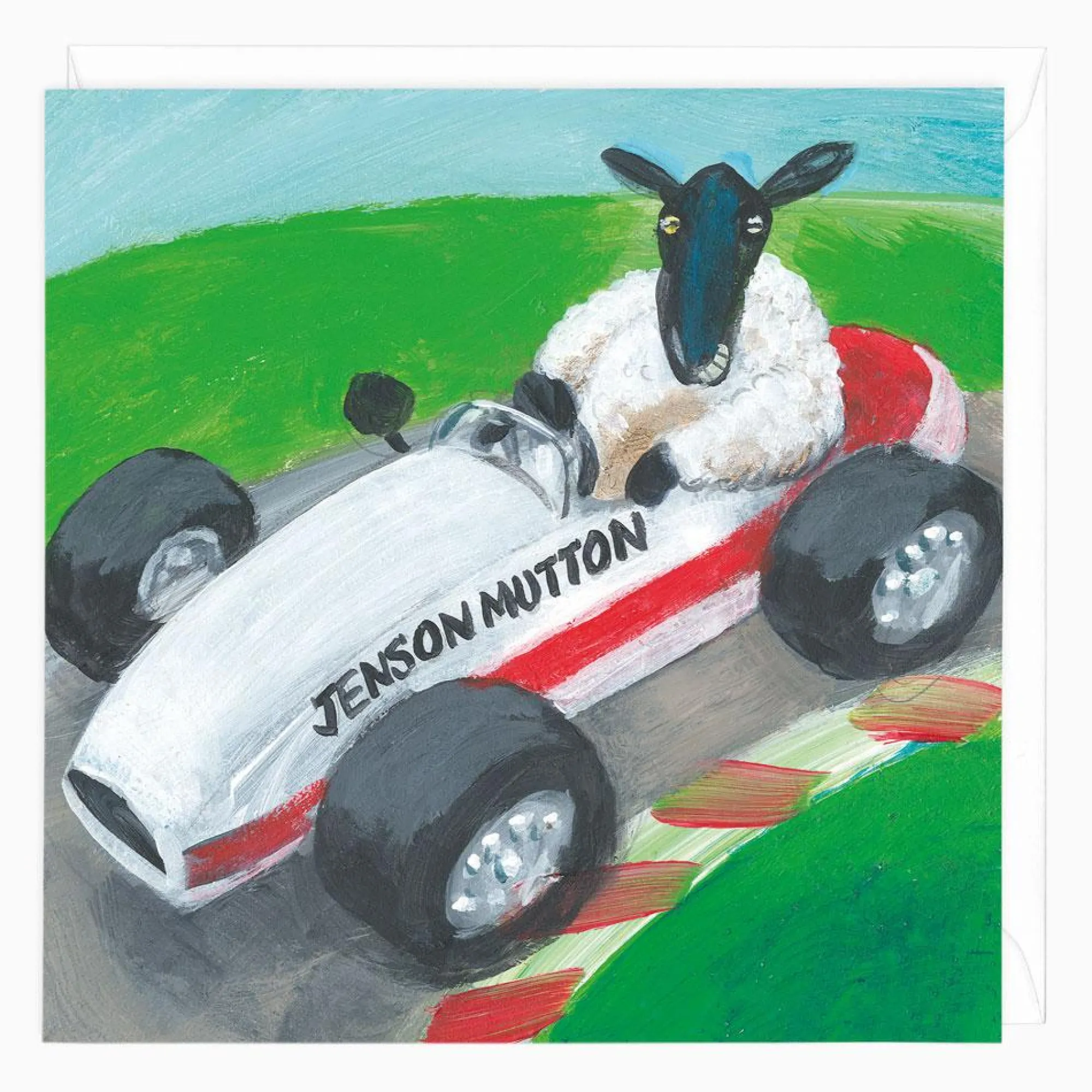 Father's Day*Whistlefish Jenson Mutton Humorous Art Card