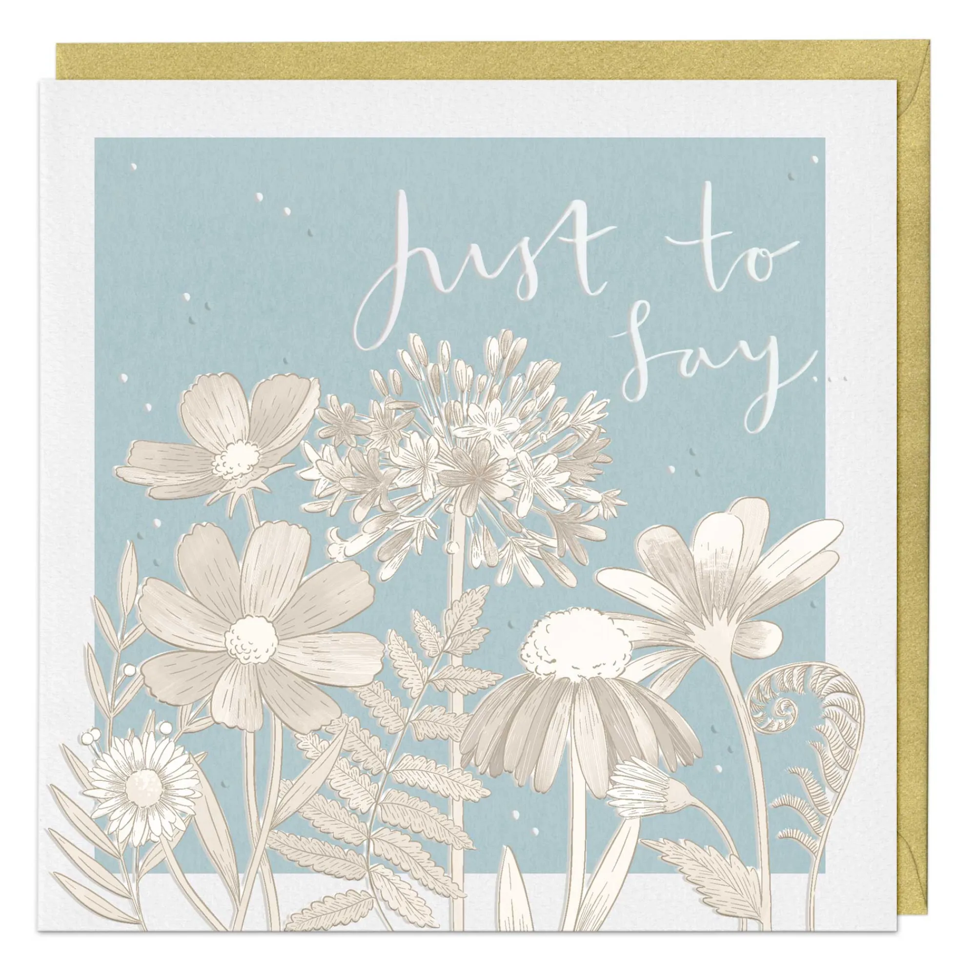 Just To Say|For Her*Whistlefish Just To Say Floral Luxury Card
