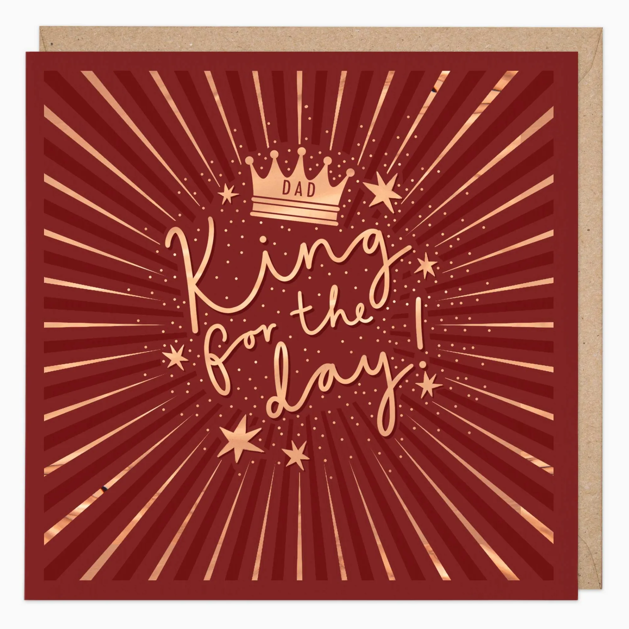 Father's Day*Whistlefish King For the Day Copper Card