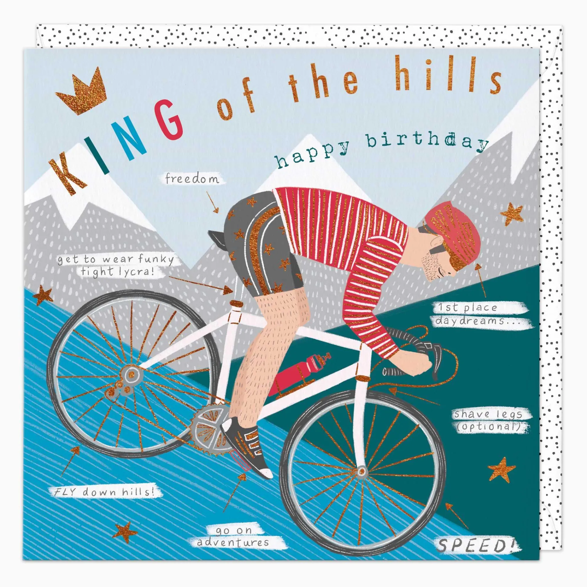 Birthday|For Him*Whistlefish King Of The Hills Birthday Card