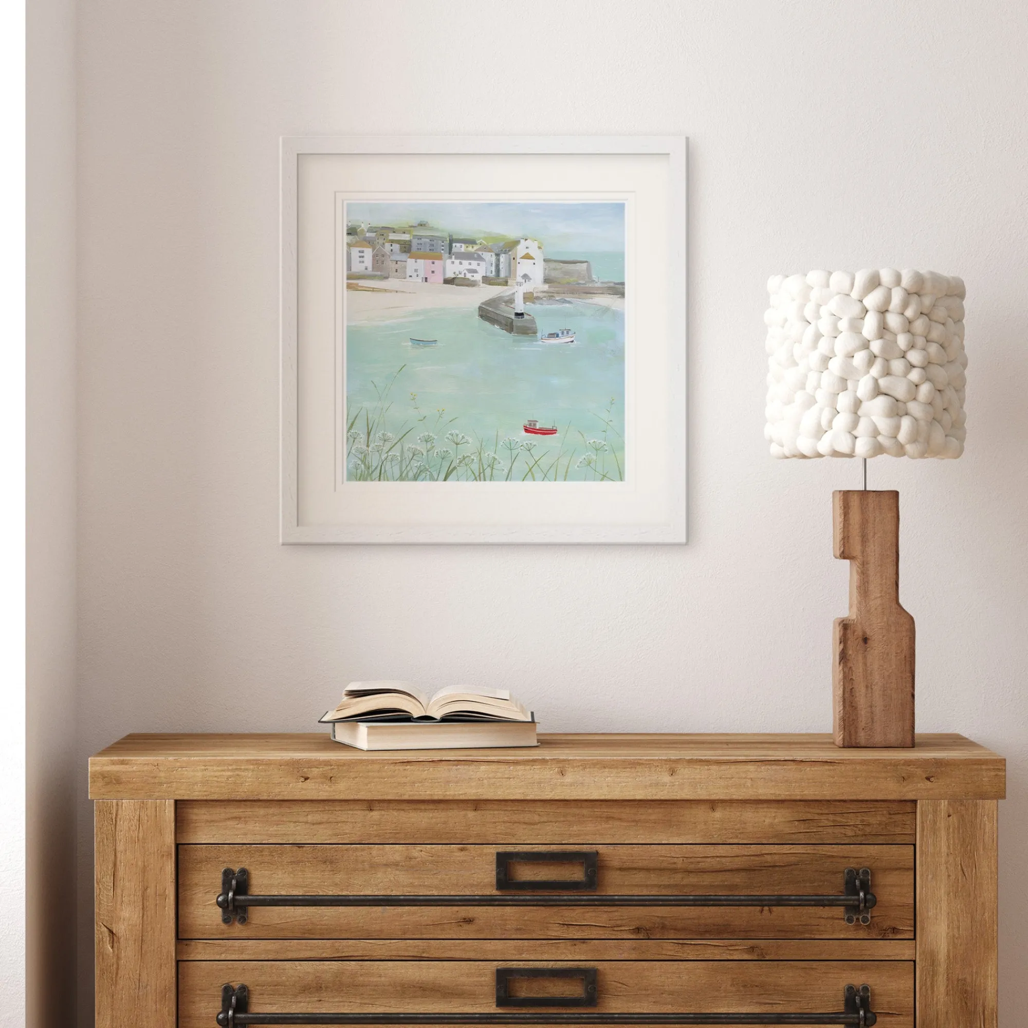 St Ives|Floral & Flowers*Whistlefish Kitty's Corner Framed Print
