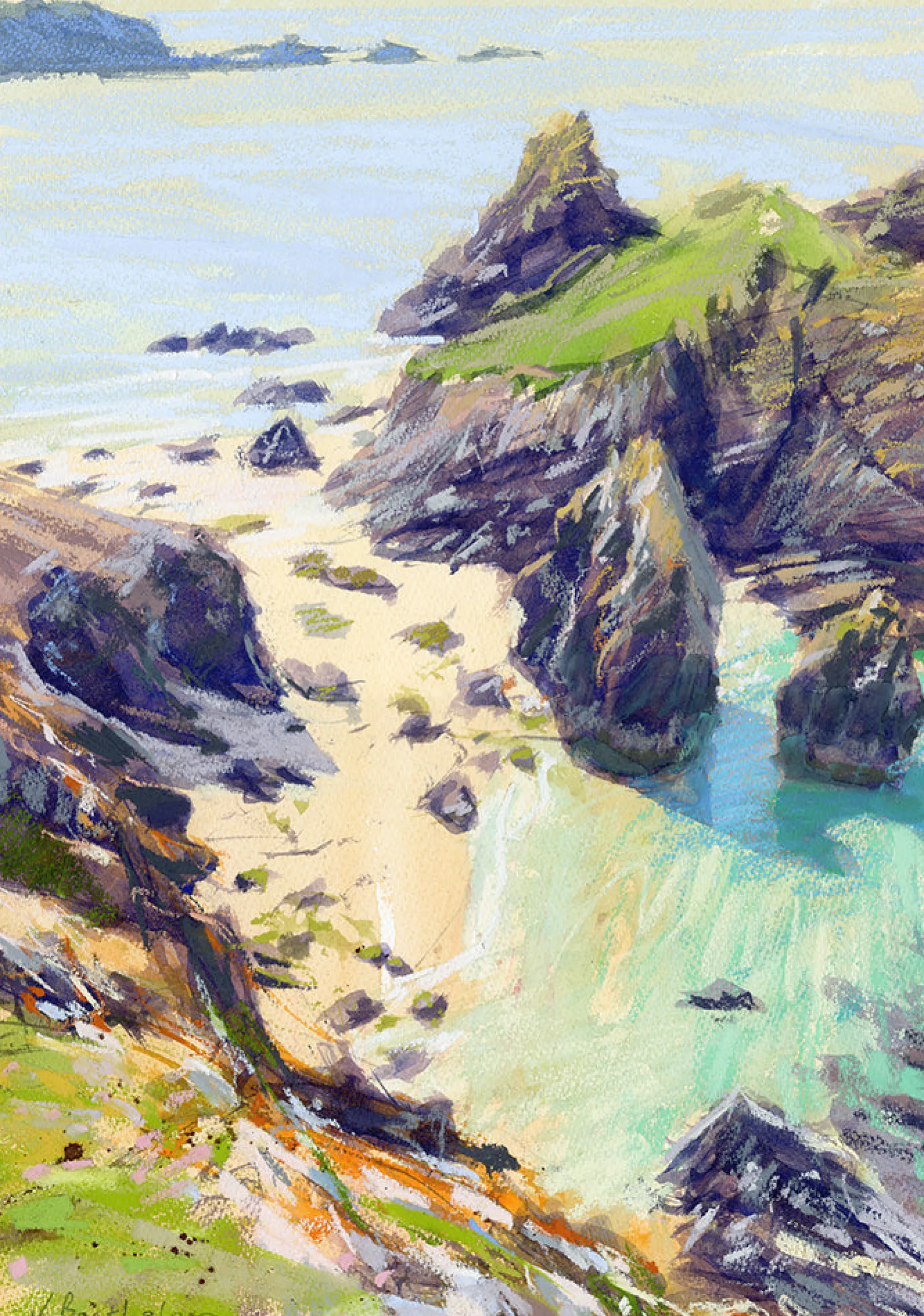 Unframed Prints*Whistlefish Kynance & Asparagus Island Print