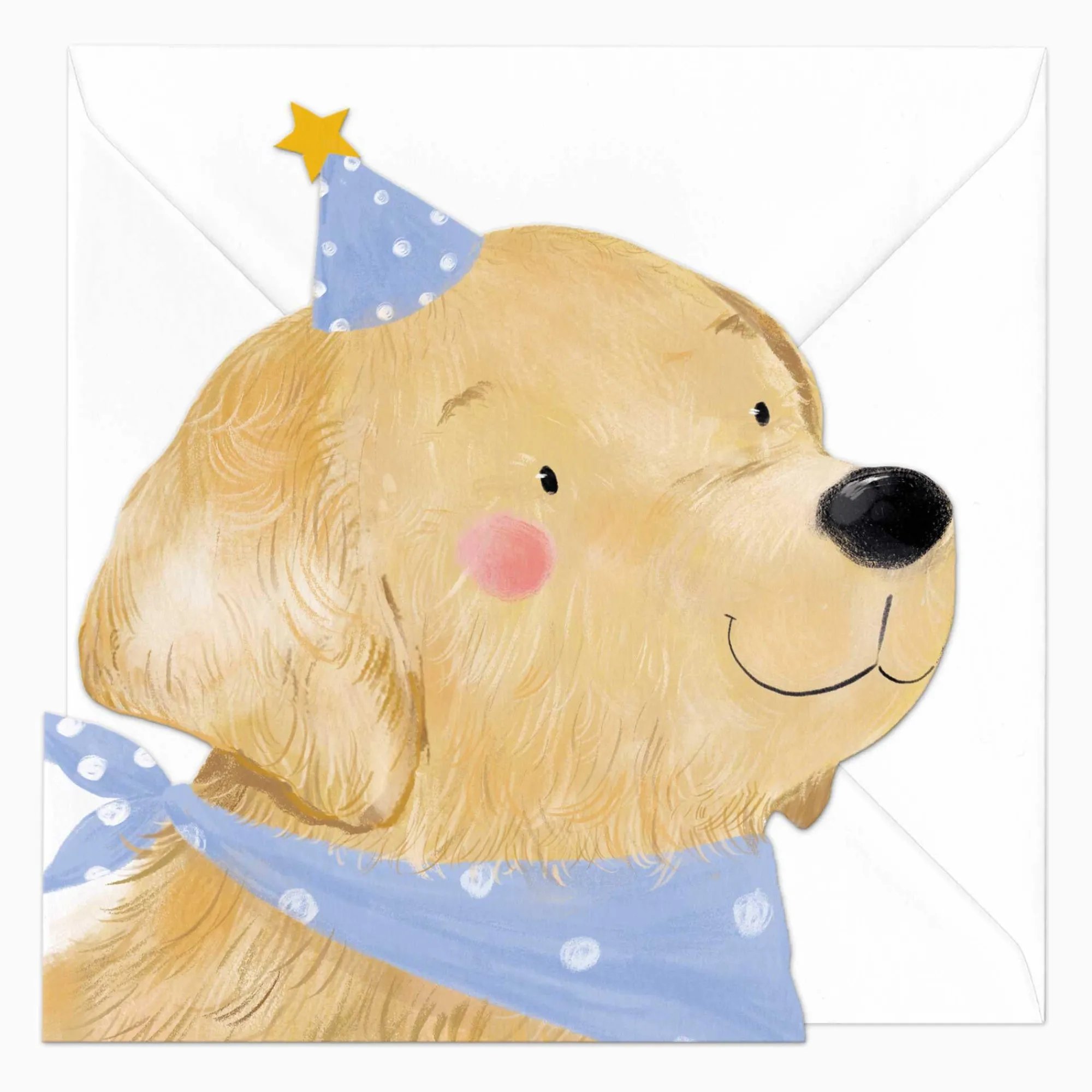 Birthday|For Children*Whistlefish Labrador Cut-Out Birthday Card