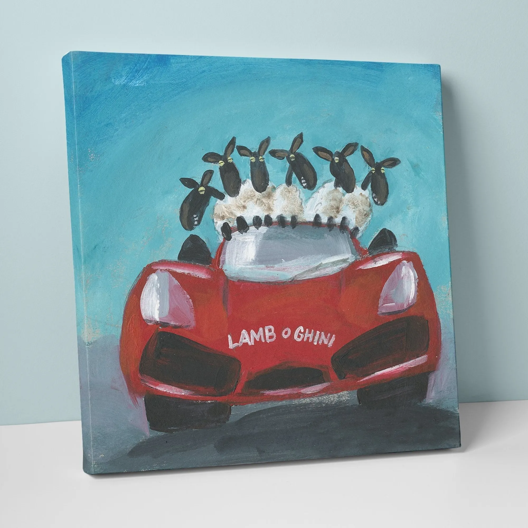 Canvas*Whistlefish Lamb-O-Ghini Canvas