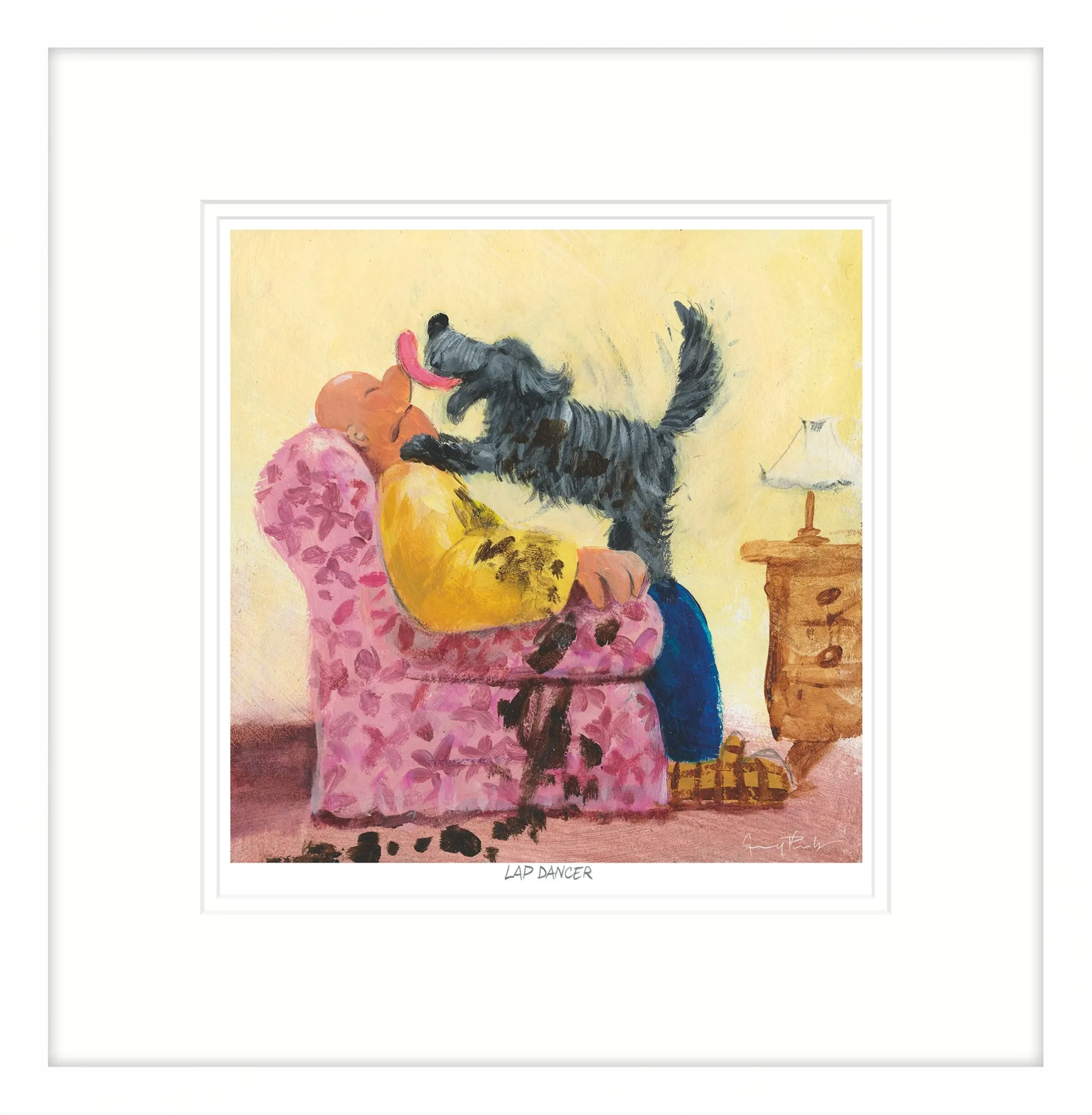 Framed Prints*Whistlefish Lap Dancer Framed print