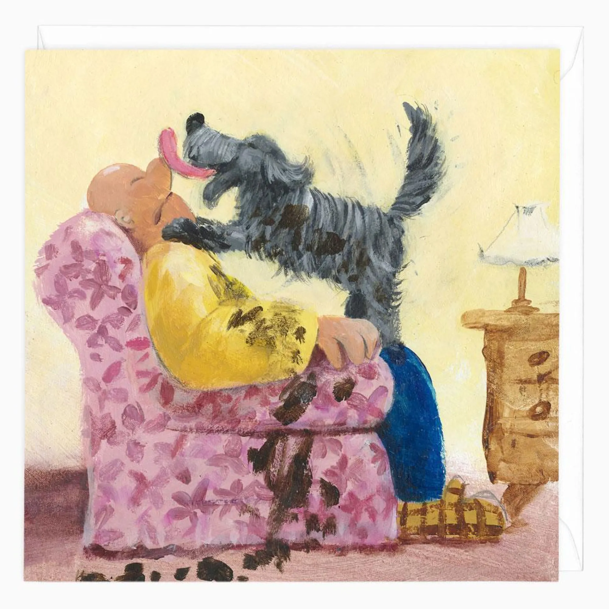 Father's Day*Whistlefish Lapdancer Humorous Art Card