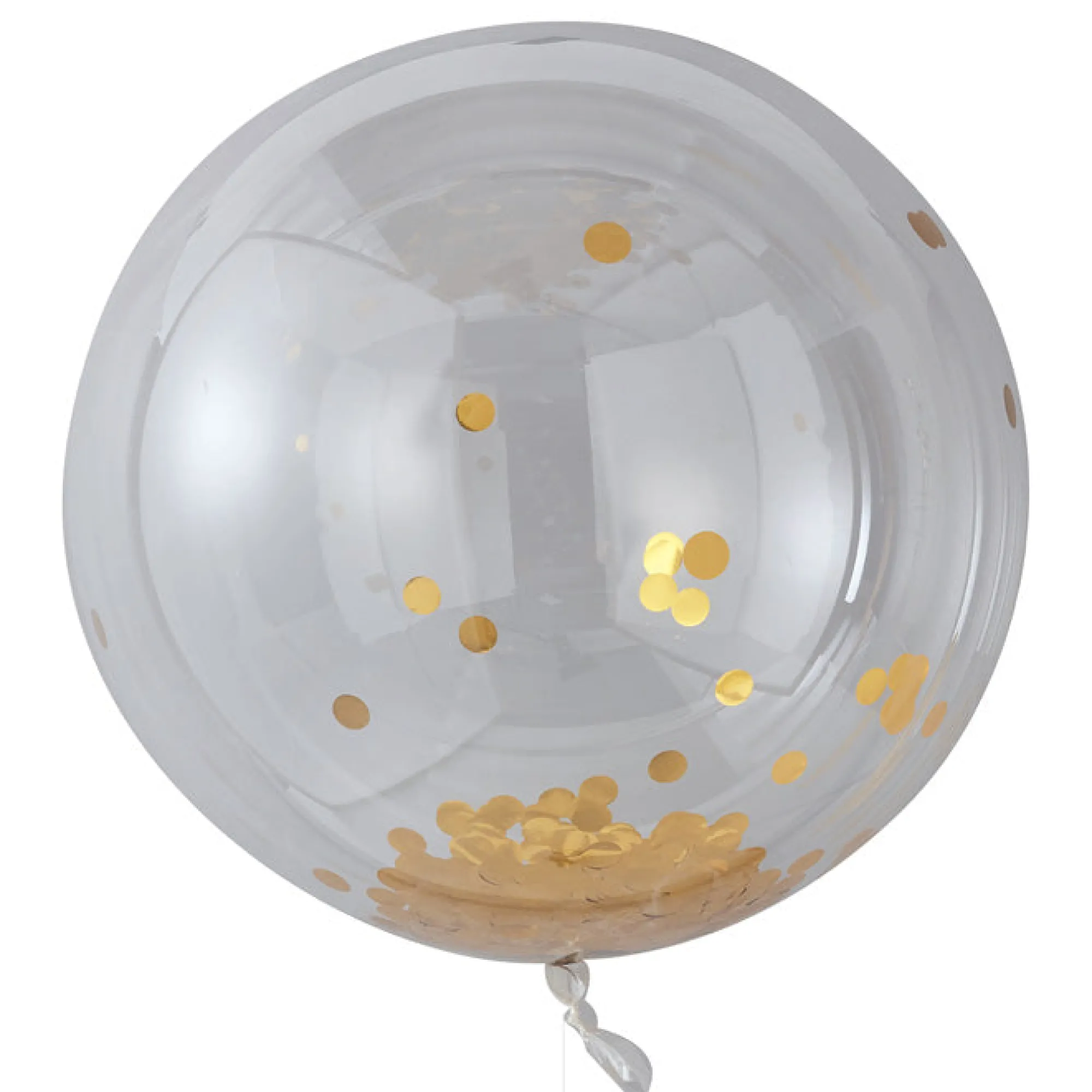 Confetti|Balloons*Whistlefish Large Gold Confetti Orb Balloons