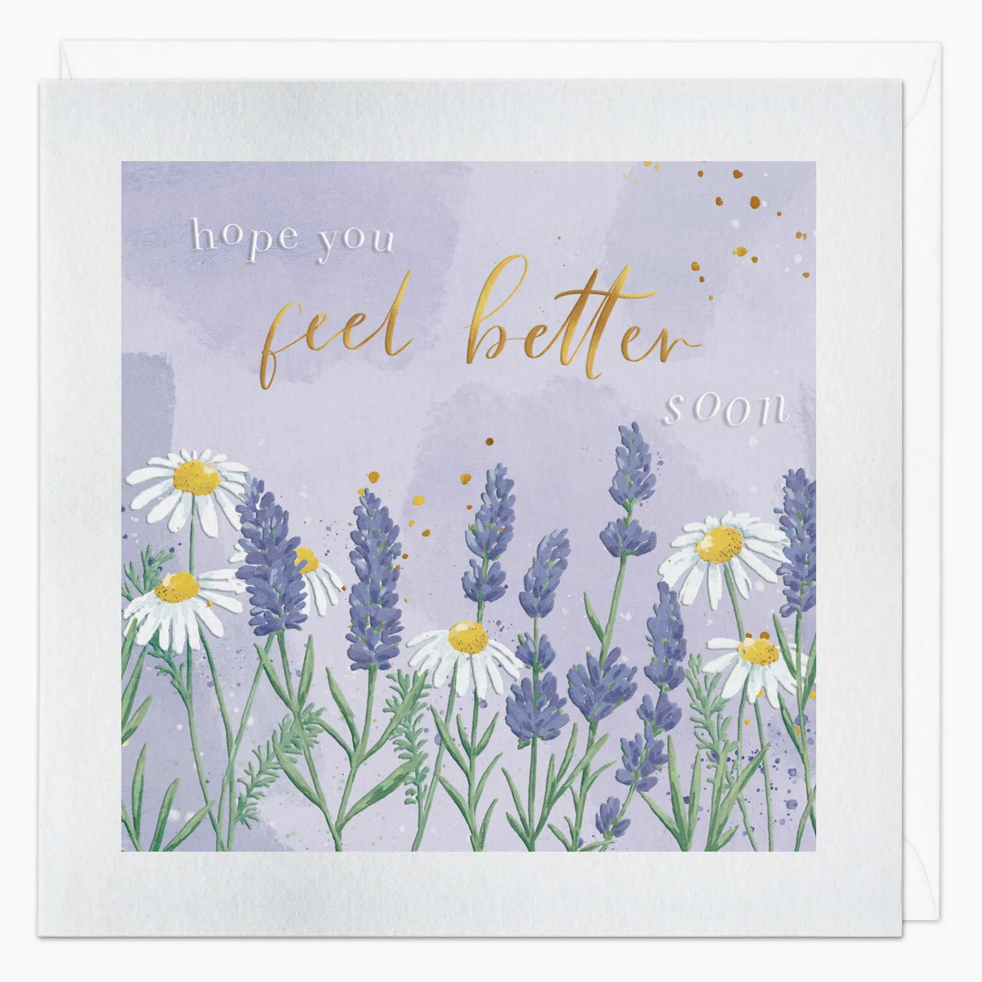 Sympathy|Get Well Soon*Whistlefish Lavender & Chamomile Feel Better Soon Card