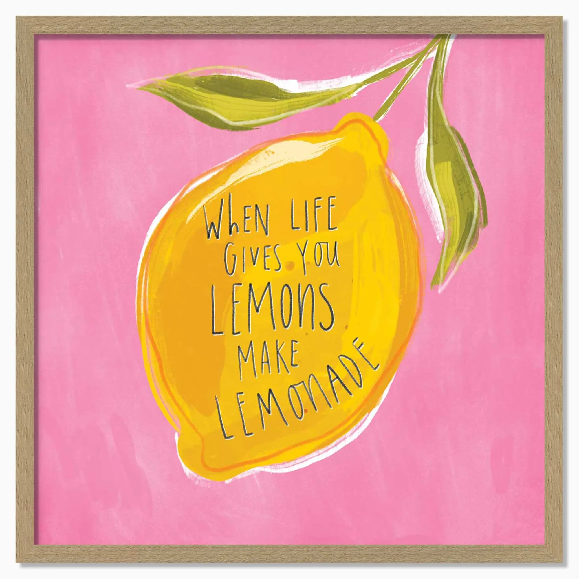 Framed Prints*Whistlefish Lemon Light Framed Print