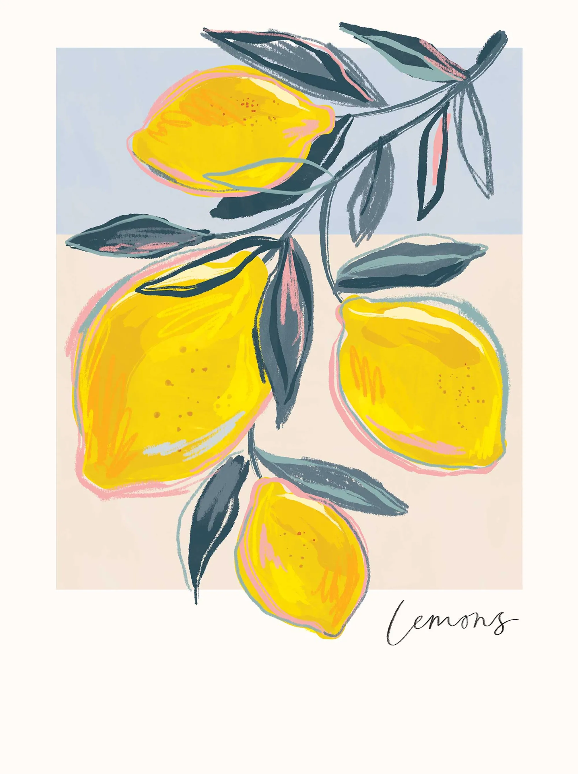 Unframed Prints*Whistlefish Lemons Art Print