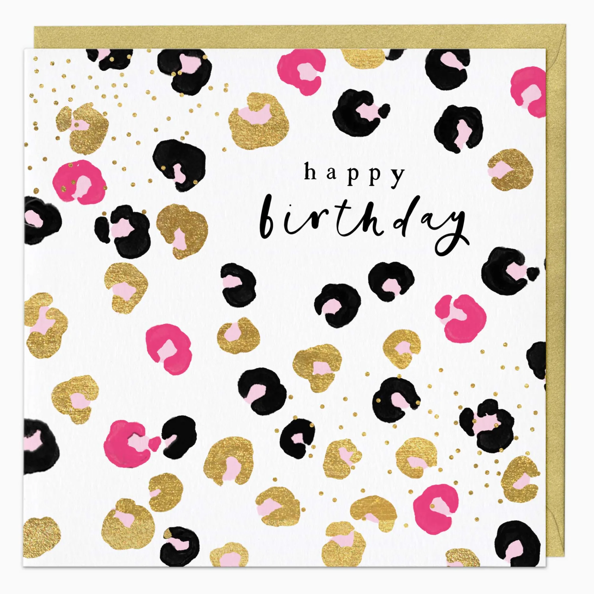 Birthday|For Her*Whistlefish Leopard Print Birthday Card