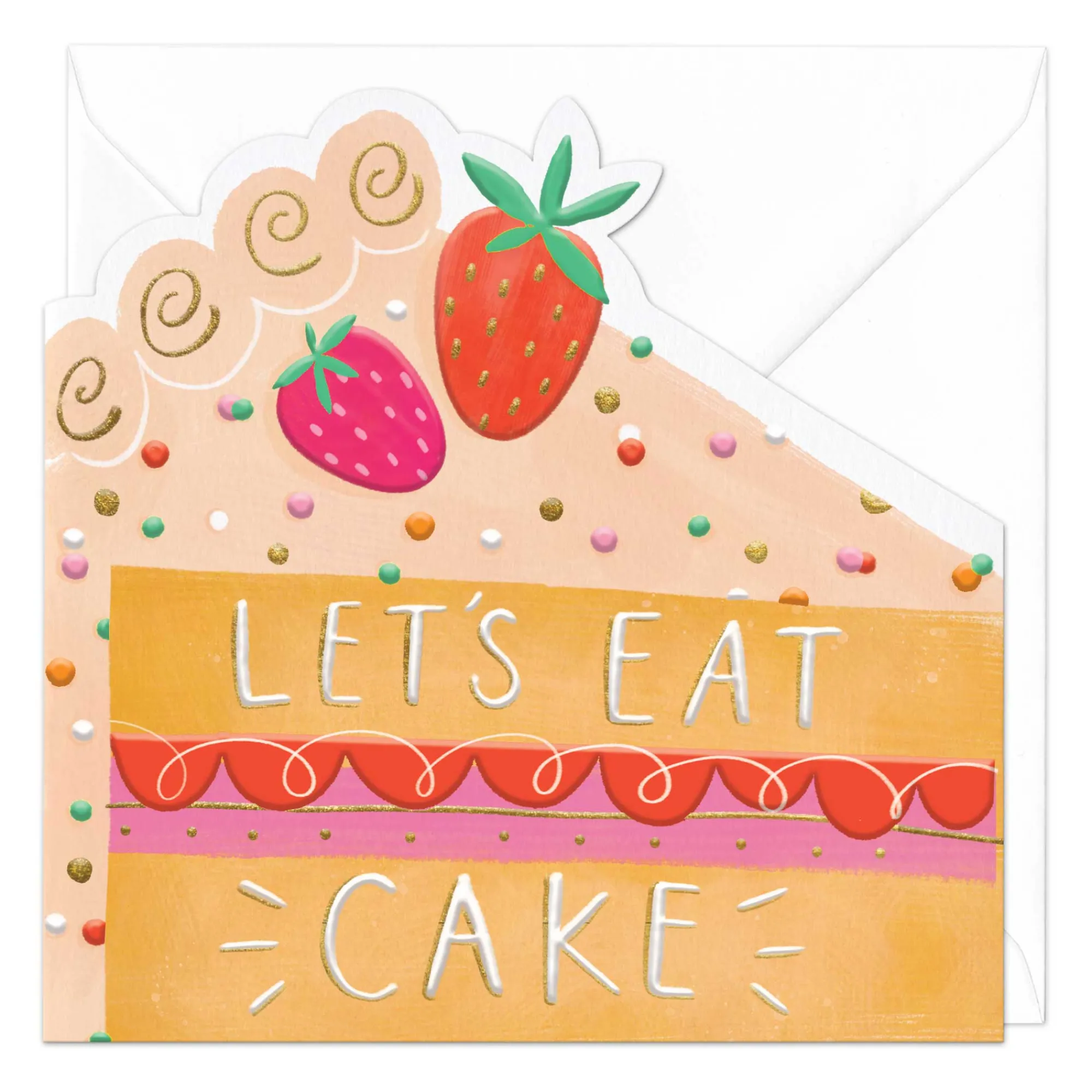 Birthday|For Children*Whistlefish Let's Eat Cake Birthday Card