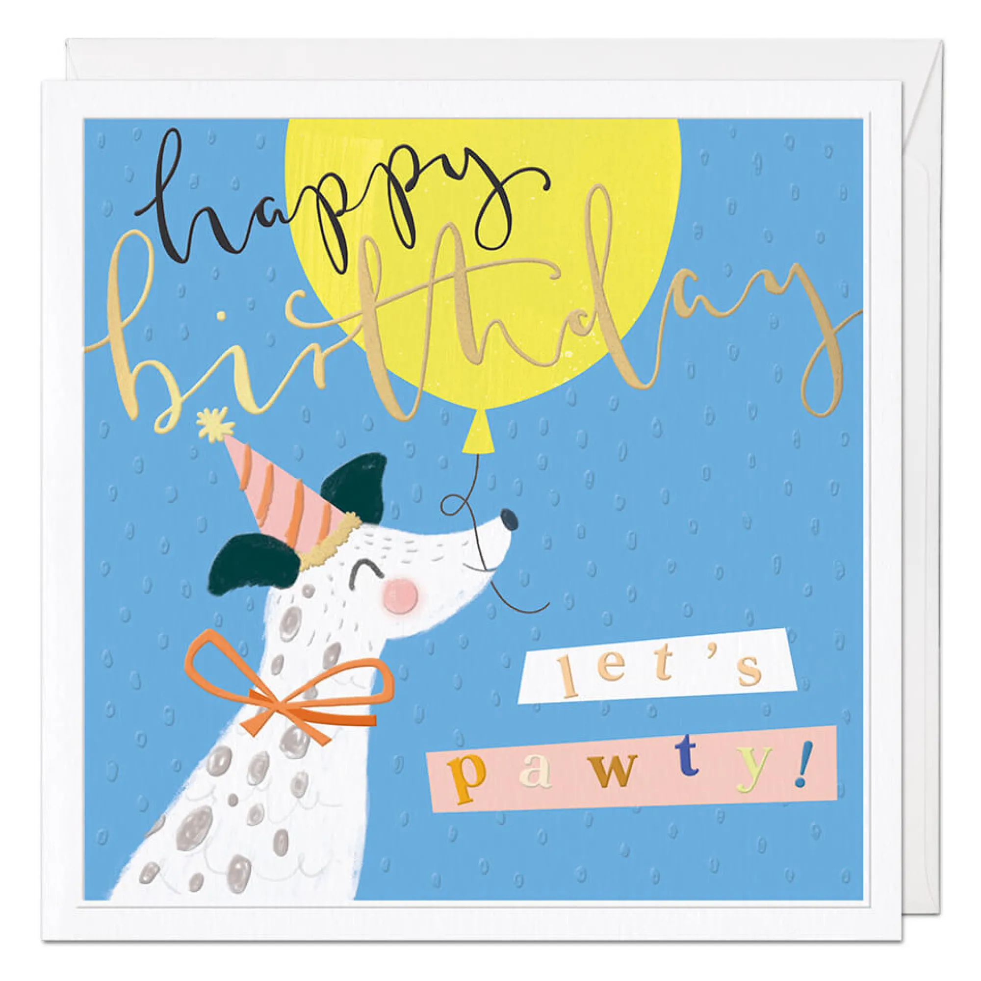 Birthday|Birthday*Whistlefish Let's Pawty Luxury Birthday Card