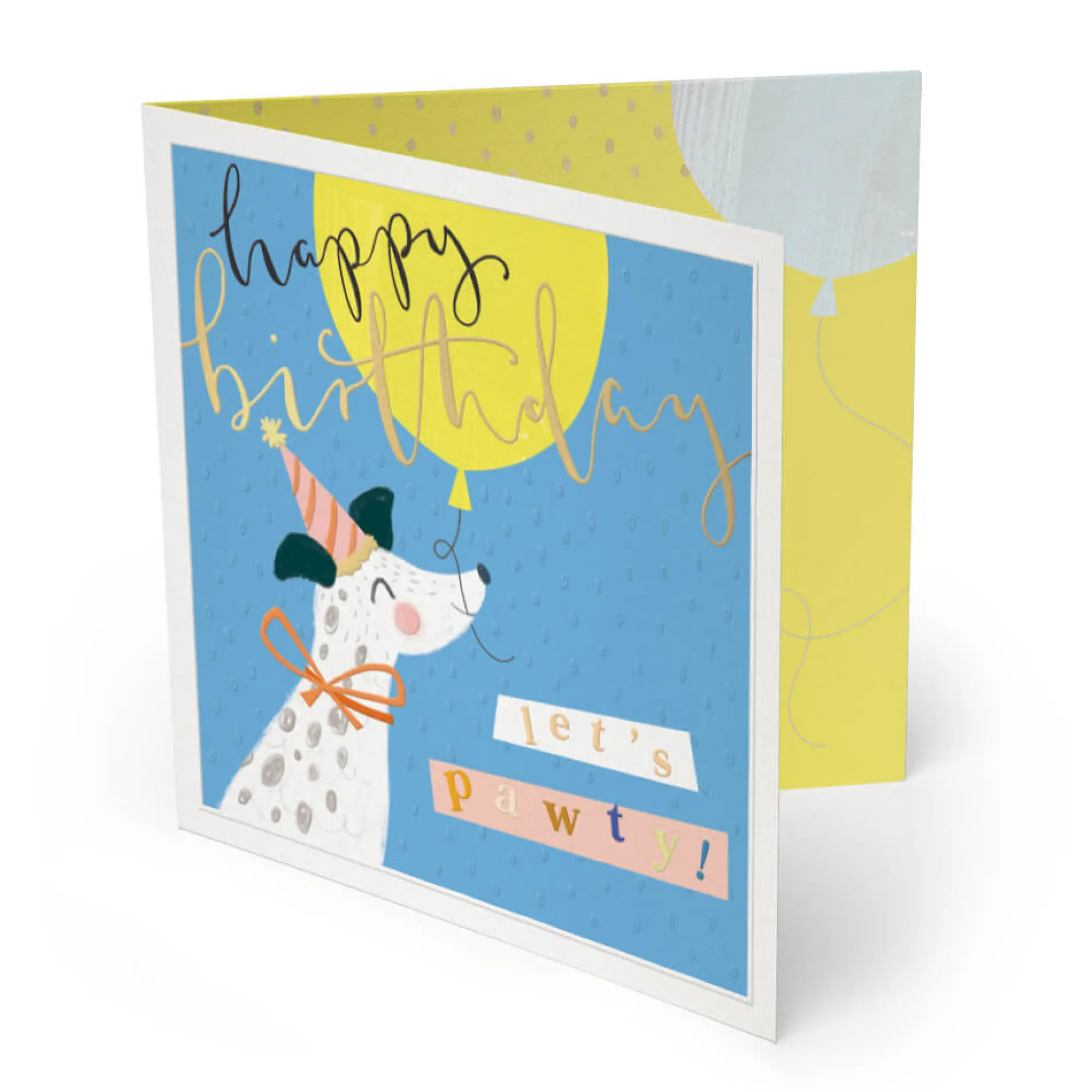 Birthday|Birthday*Whistlefish Let's Pawty Luxury Birthday Card