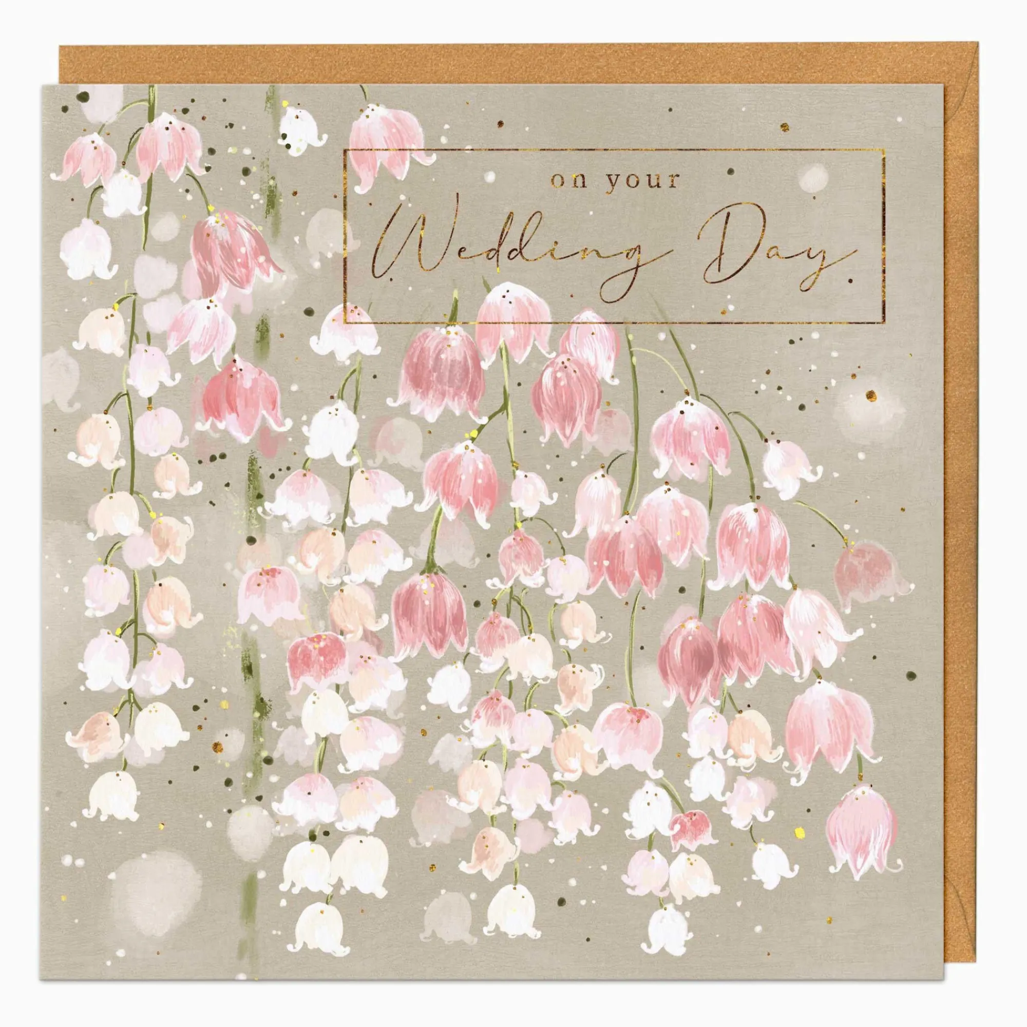 Wedding*Whistlefish Lilly of the Valley Wedding Card