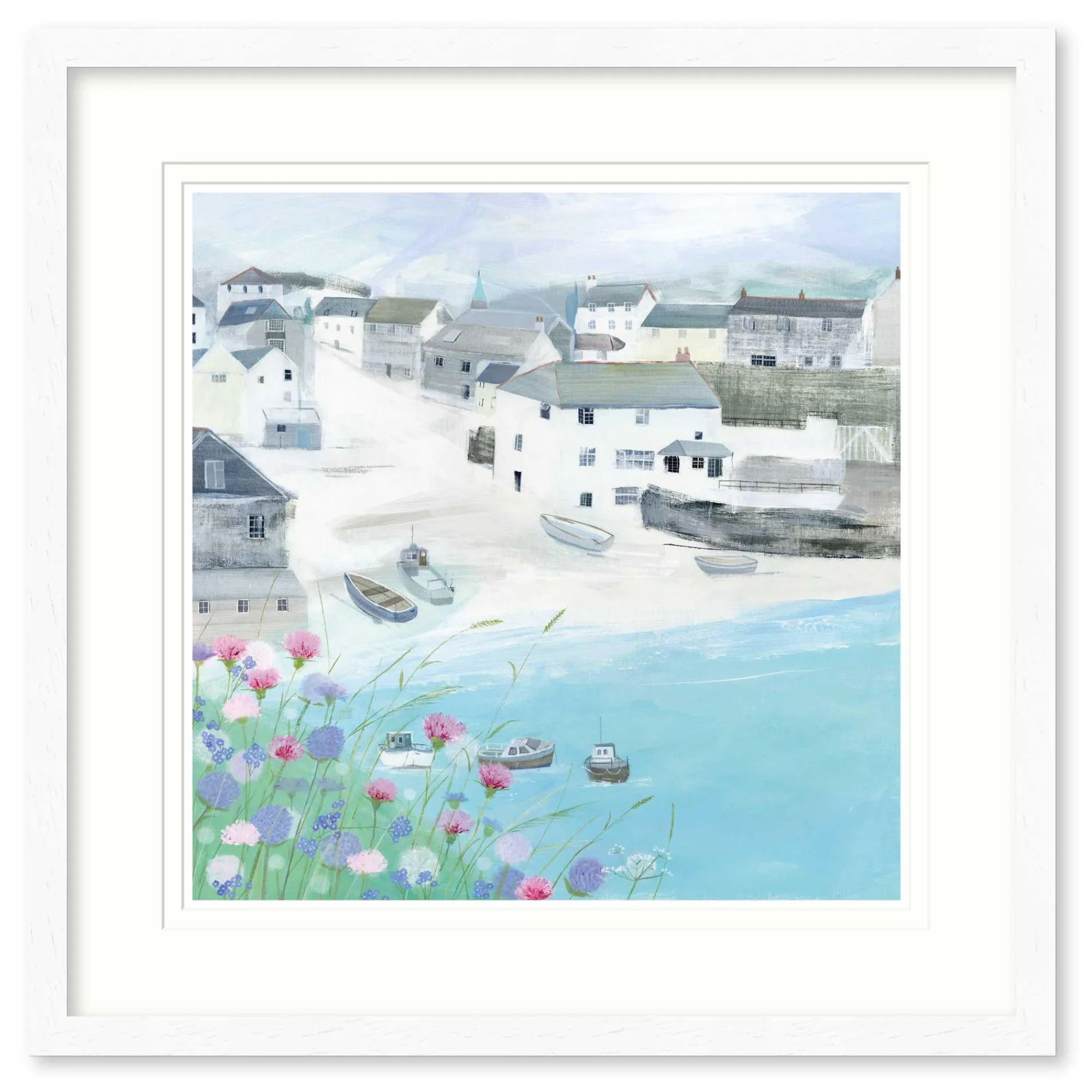 Floral & Flowers|Coastal Scenes*Whistlefish Little Harbour Framed Print