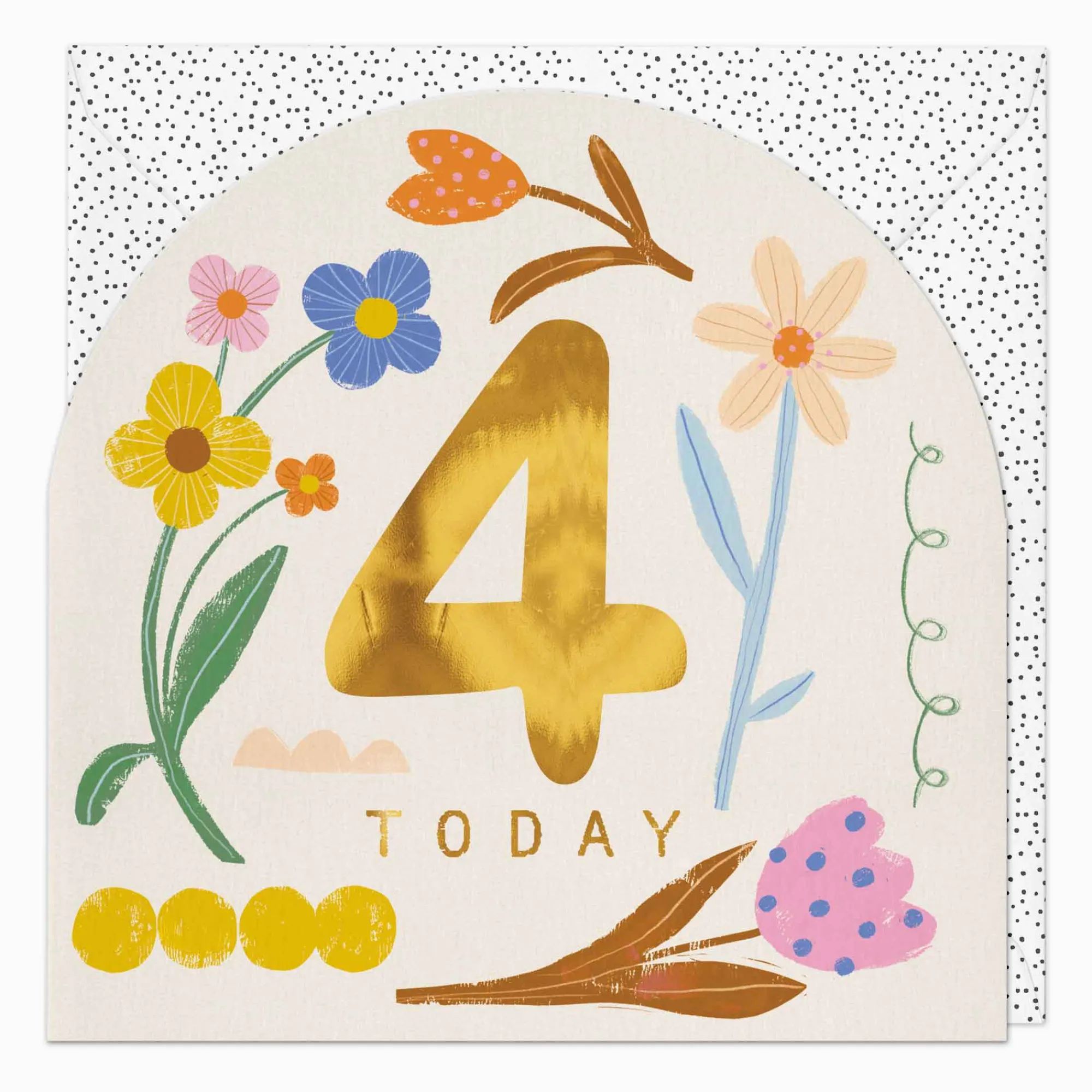 Birthday|By Age*Whistlefish Little Joy 4th Birthday Card