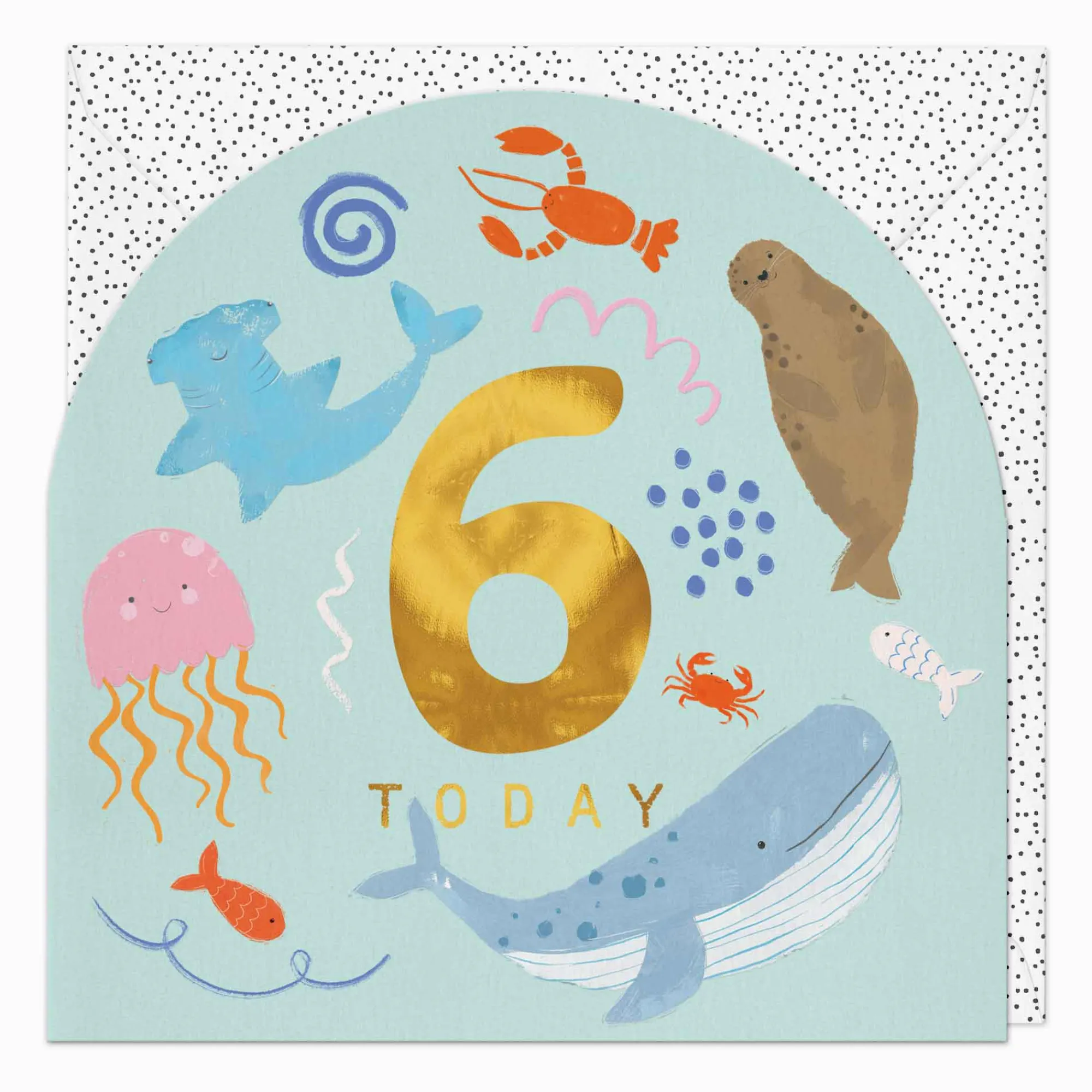 Birthday|By Age*Whistlefish Little Joy 6th Birthday Card