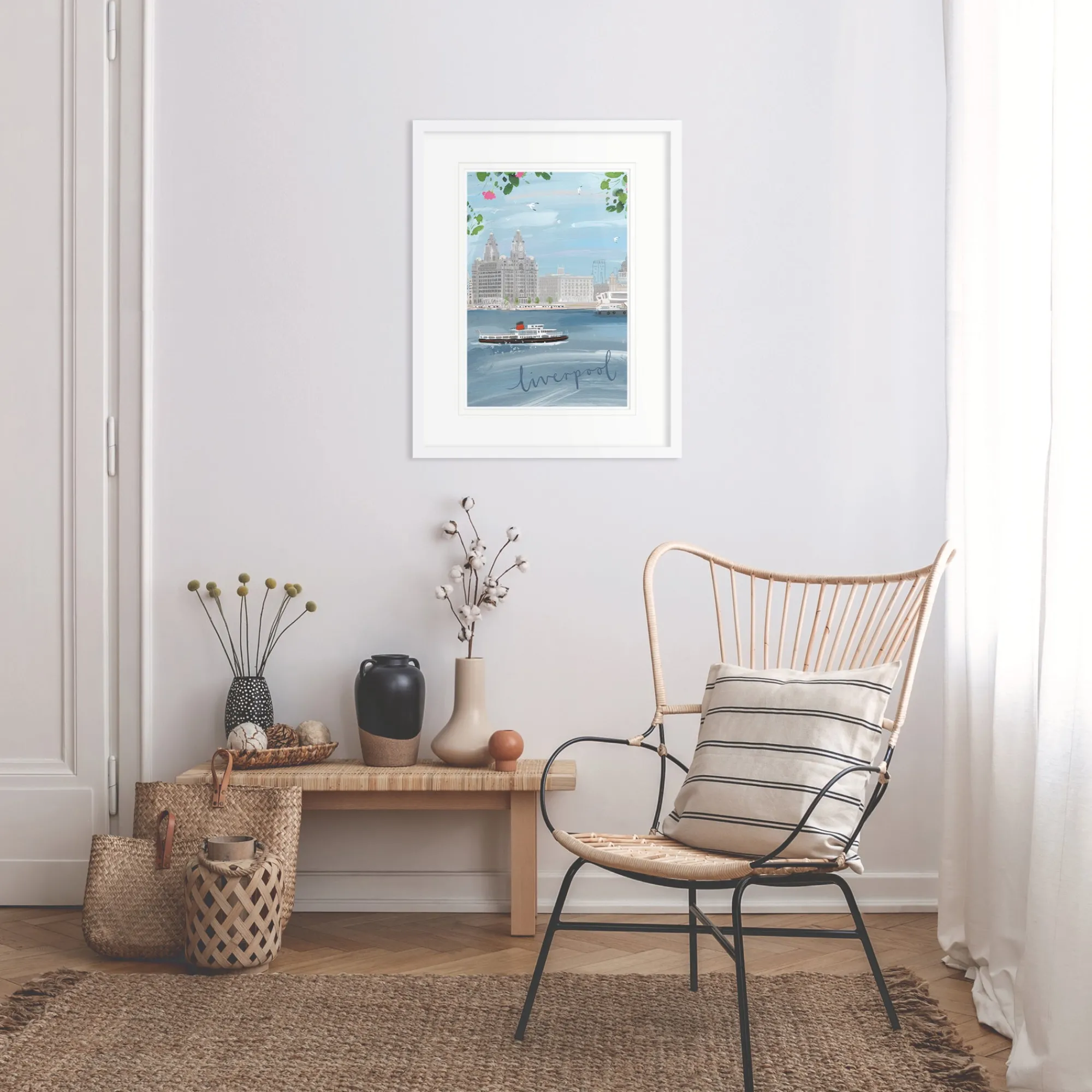Unframed Prints*Whistlefish Liverpool Med Art Print