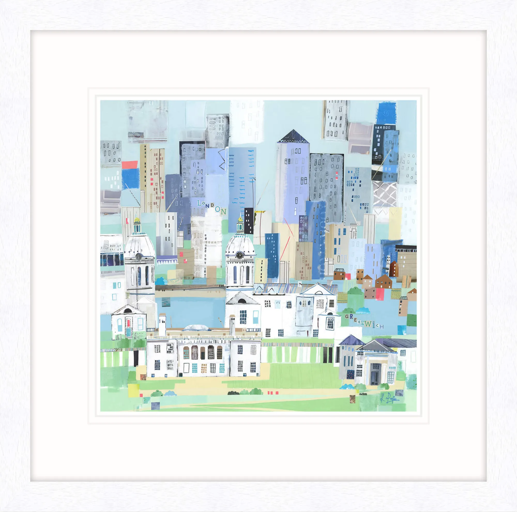 London|Framed Prints*Whistlefish London Greenwich Framed Print