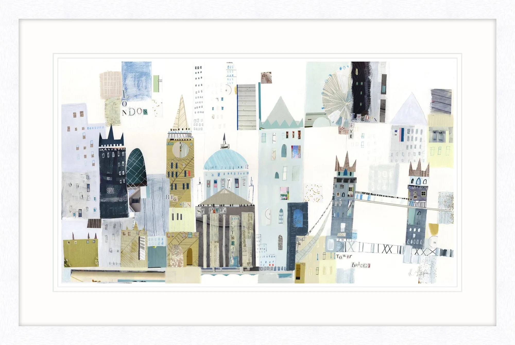 London|Framed Prints*Whistlefish Londonscape Framed Print