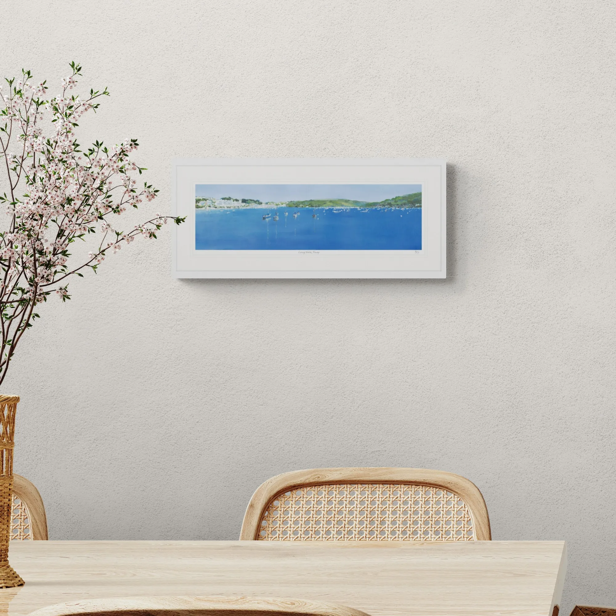 Fowey|Cornwall*Whistlefish Long Vista Fowey Framed Print