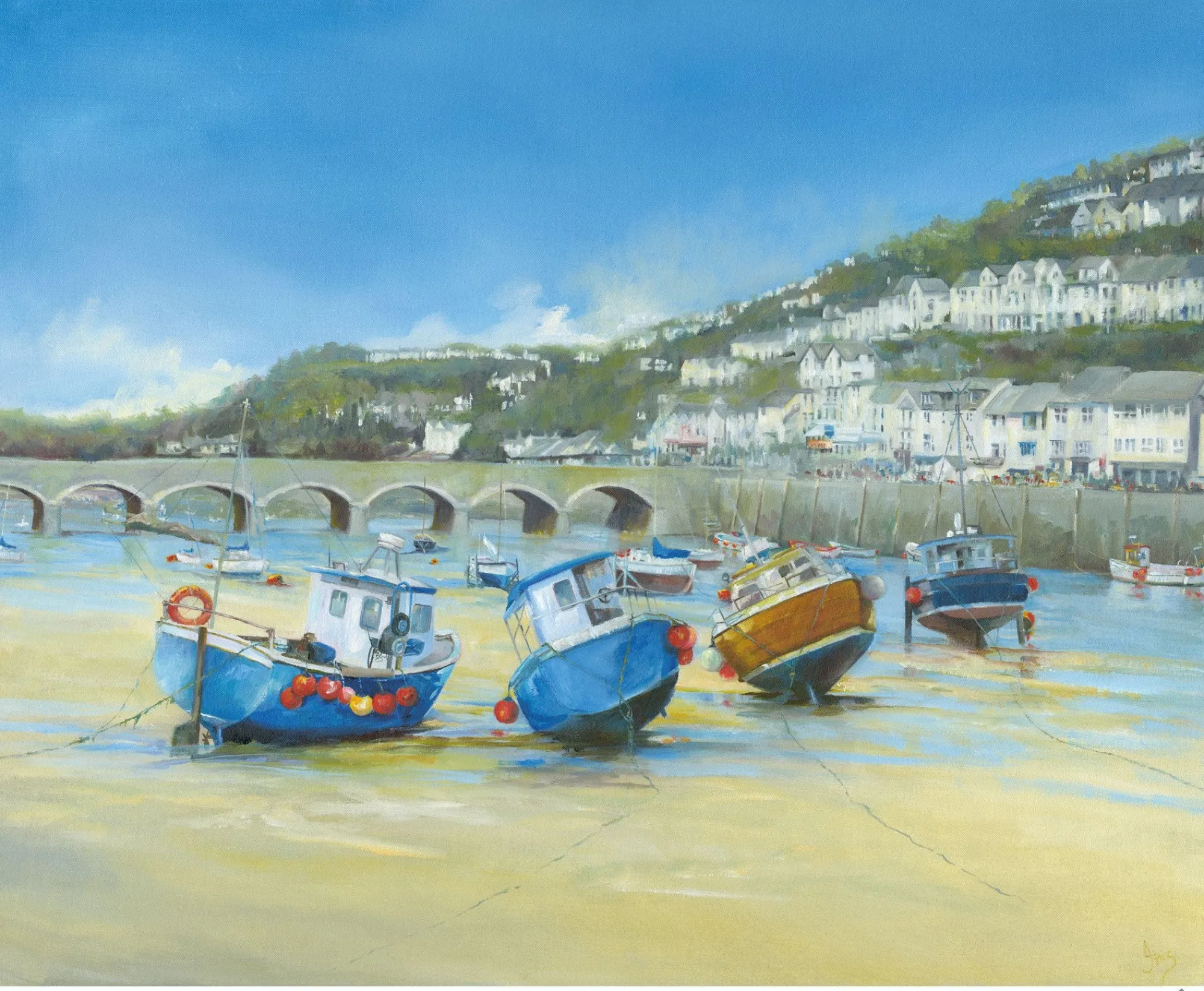 Unframed Prints*Whistlefish Looe Art Print