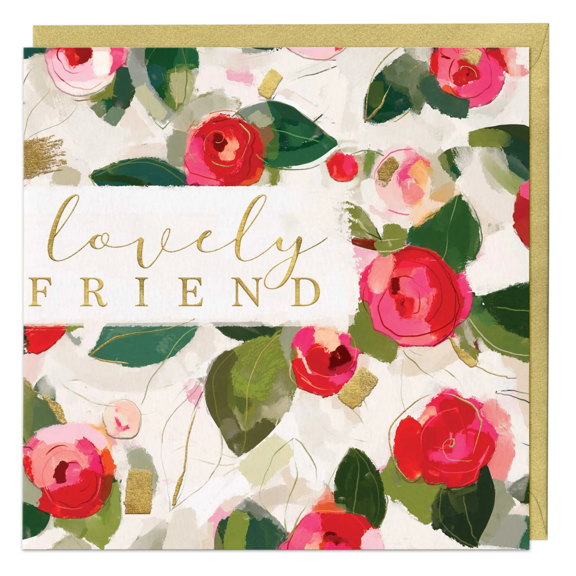 Just To Say|Friend*Whistlefish Lovely Friends Camellia Luxury Card