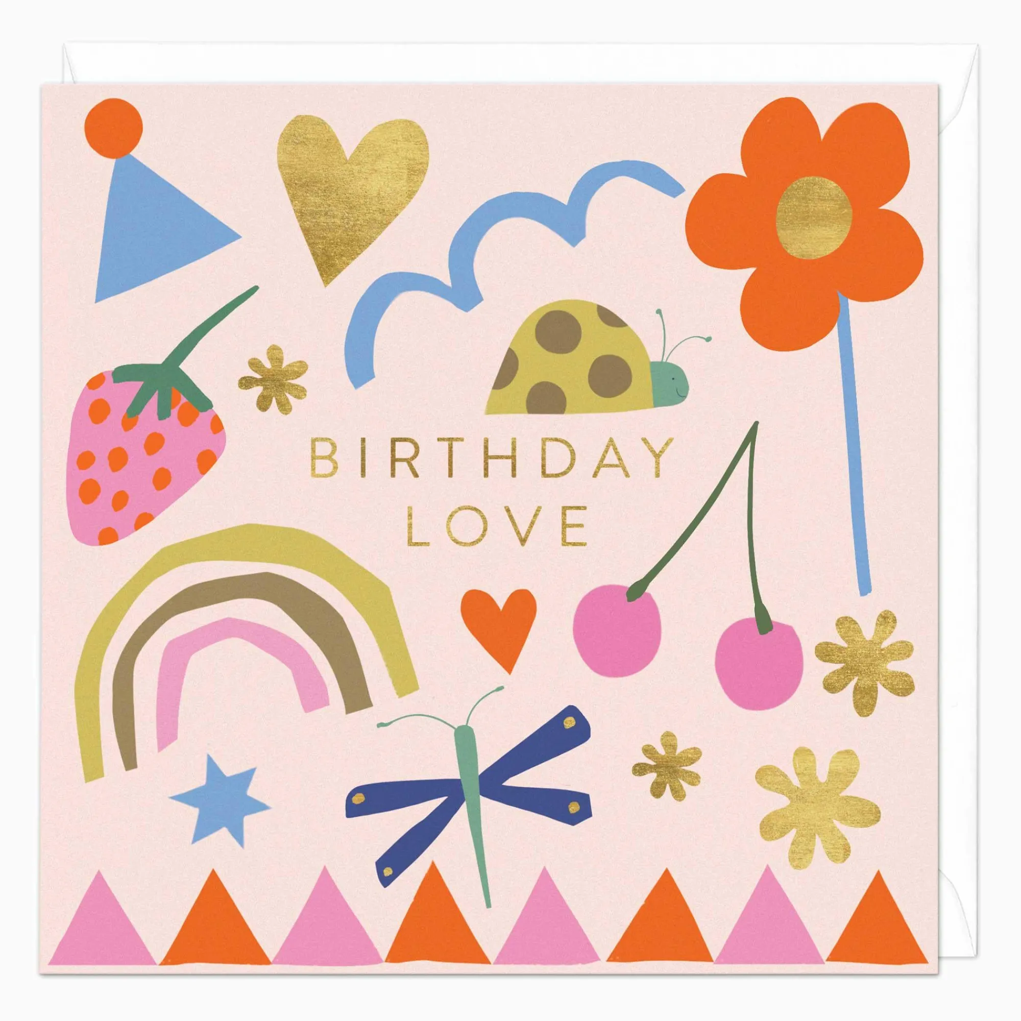Birthday|For Children*Whistlefish Lovely Shapes Birthday Card