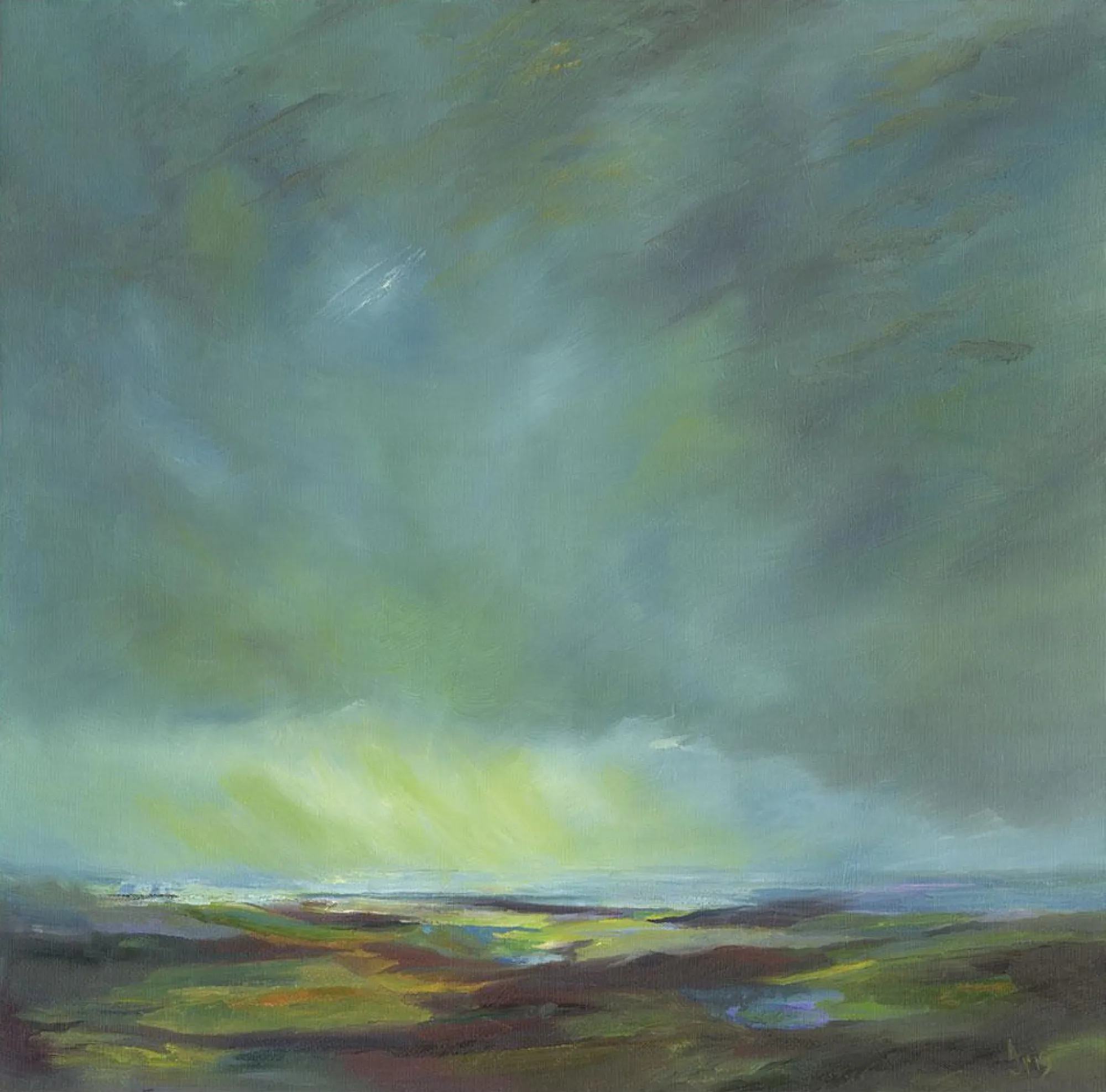 Unframed Prints*Whistlefish Lowering Clouds Pentire Art Print