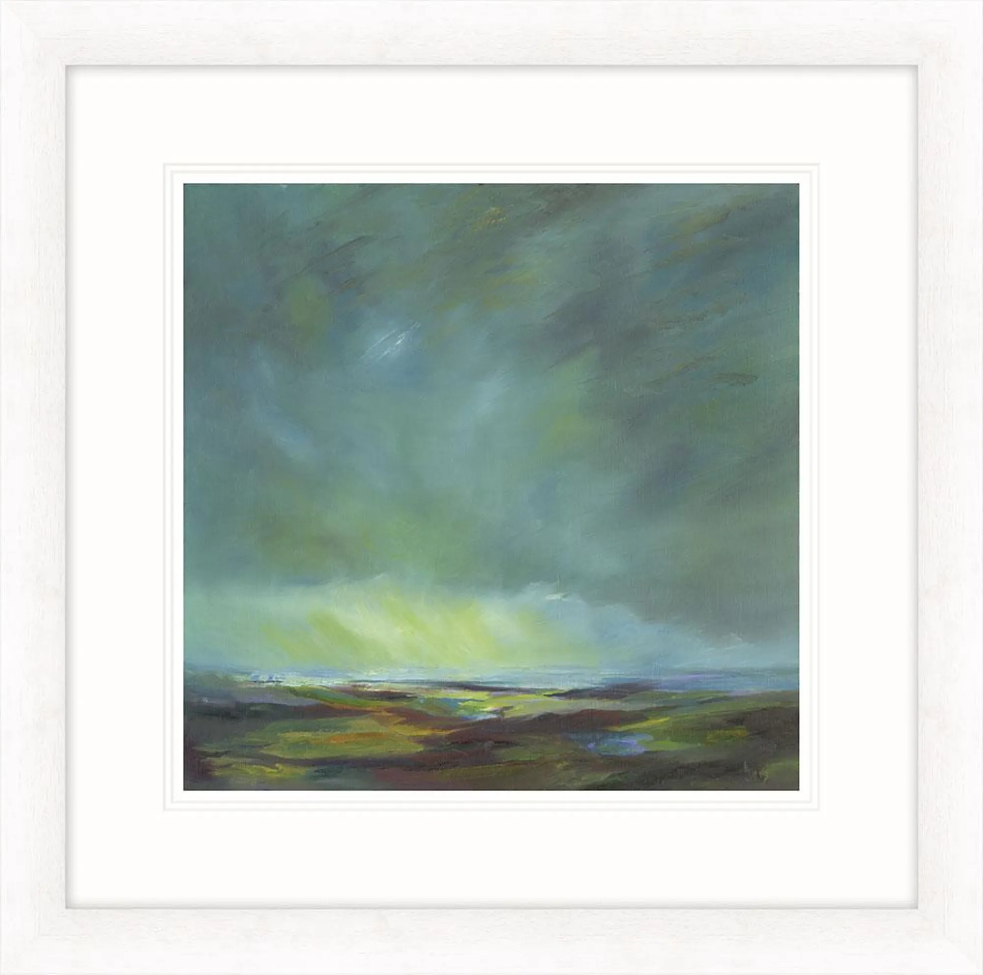 Newquay|Cornwall*Whistlefish Lowering Clouds Pentire Framed Print