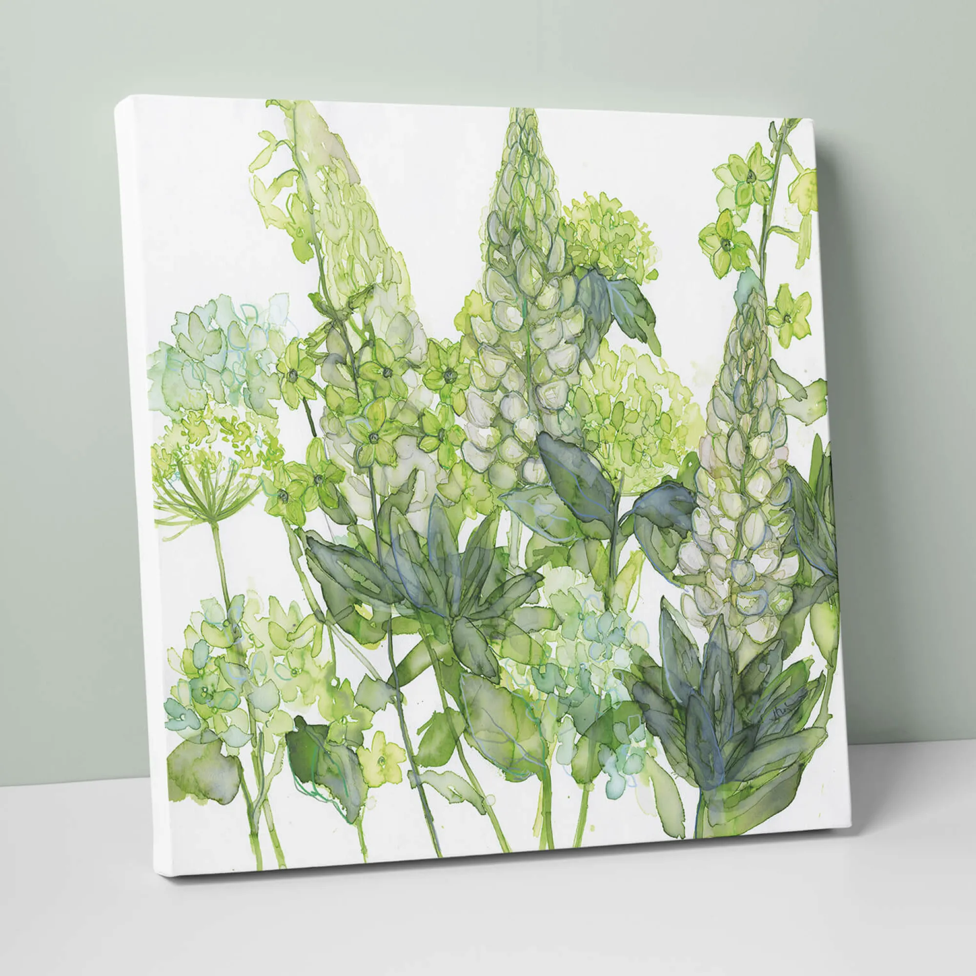 Floral & Flowers|Canvas*Whistlefish Lupin Hydrangea Canvas