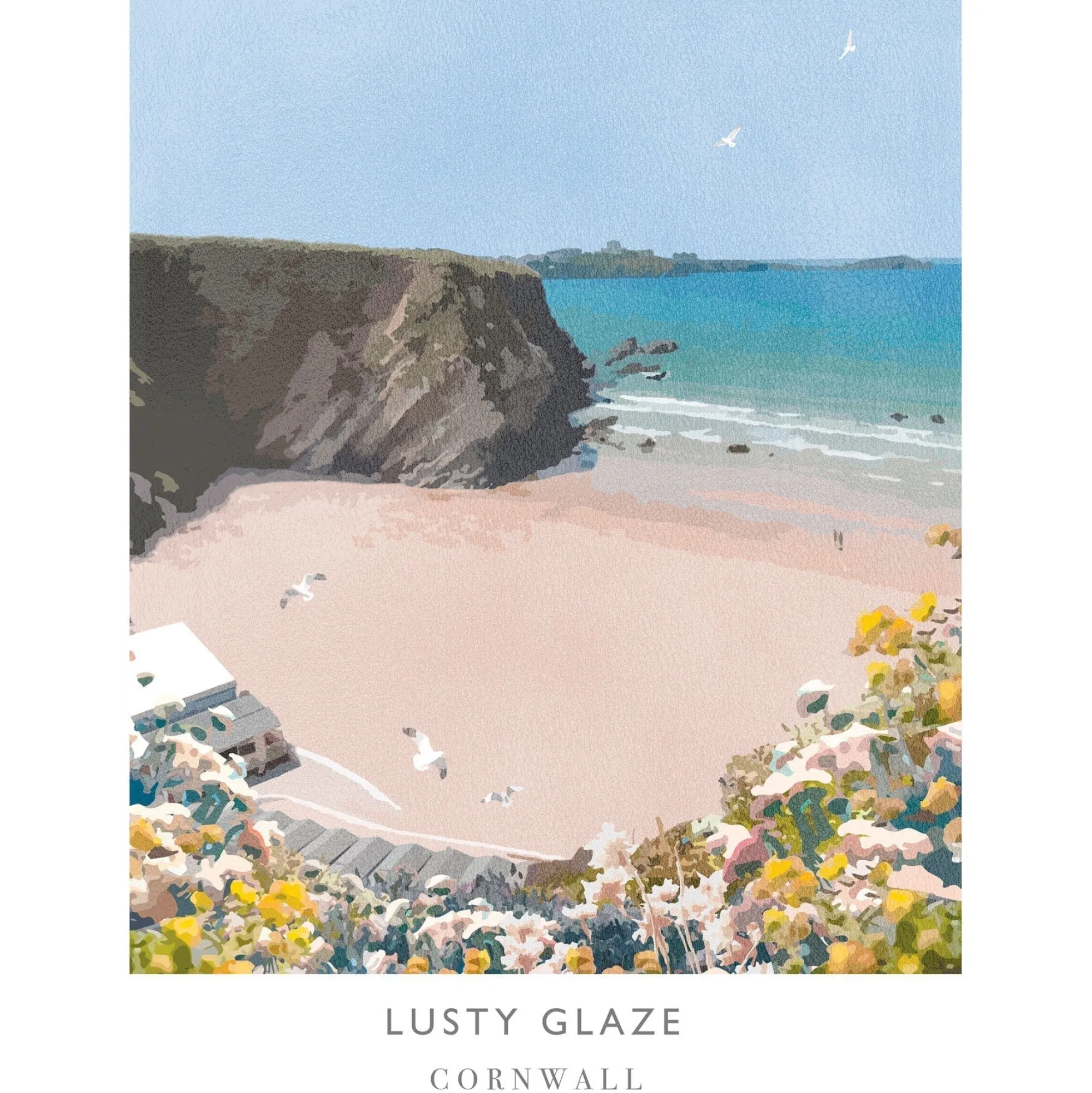 Unframed Prints*Whistlefish Lusty Glaze Art Print