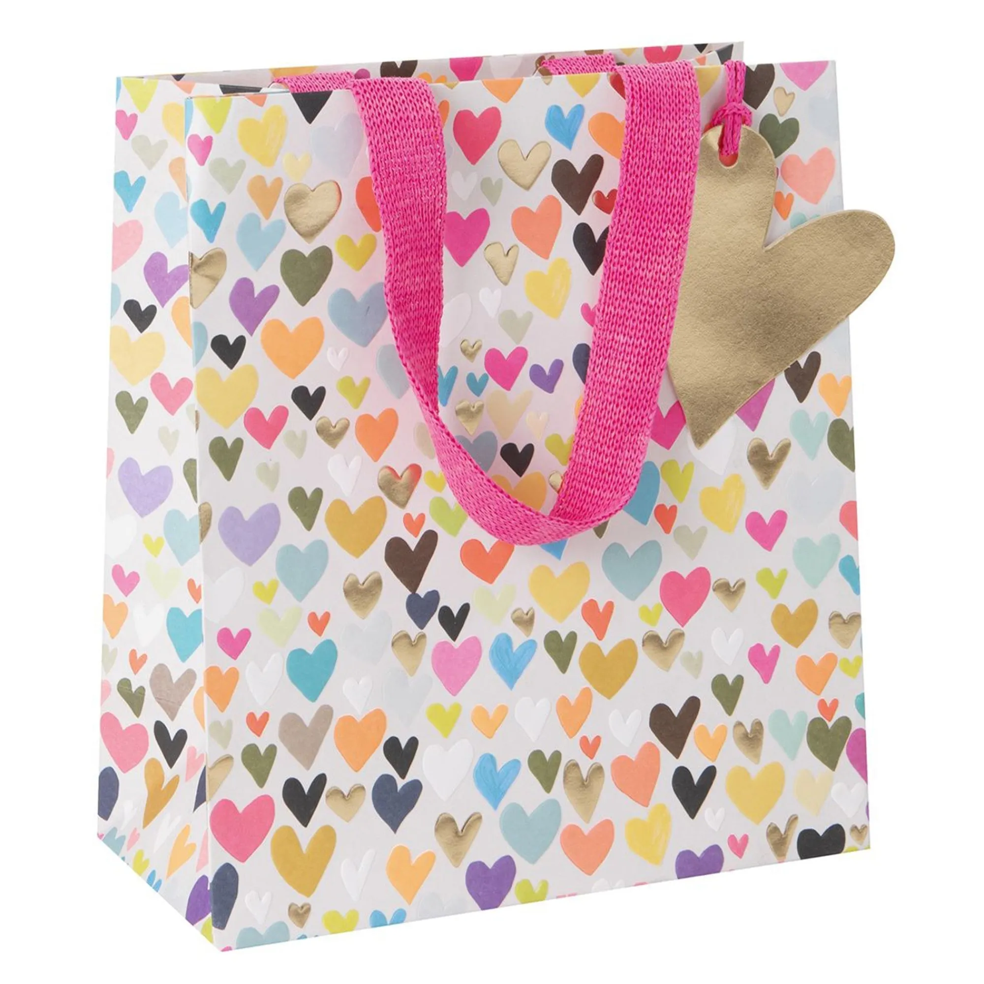 Gift Bags|Gift Bags*Whistlefish Luxury Besotted Hearts Medium Gift Bag