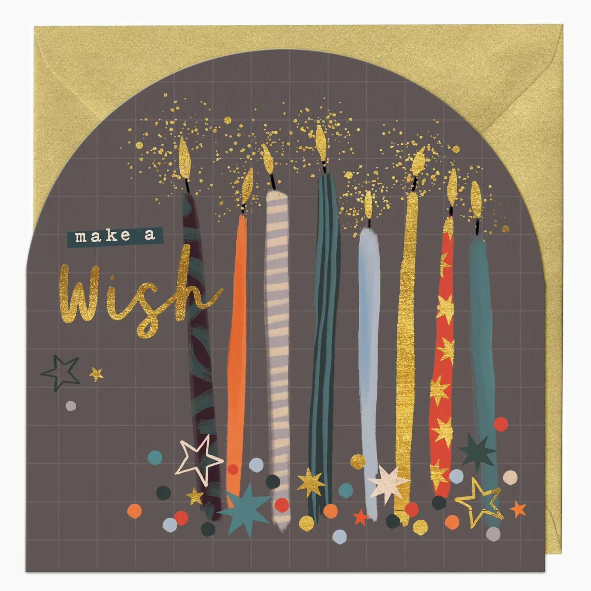 Birthday|For Children*Whistlefish Make A Wish Birthday Arch Card