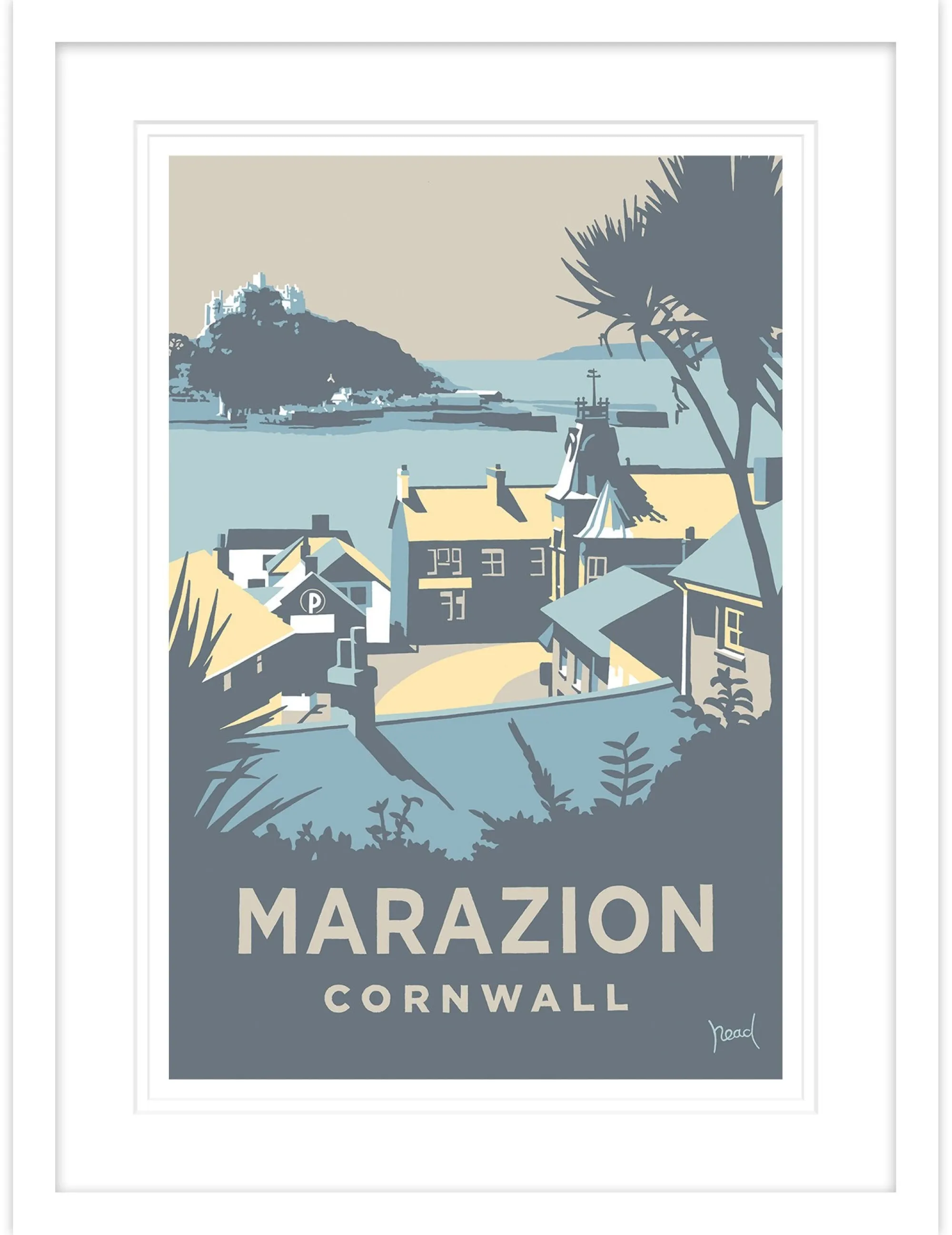 Travel|Framed Prints*Whistlefish Marazion Framed Print