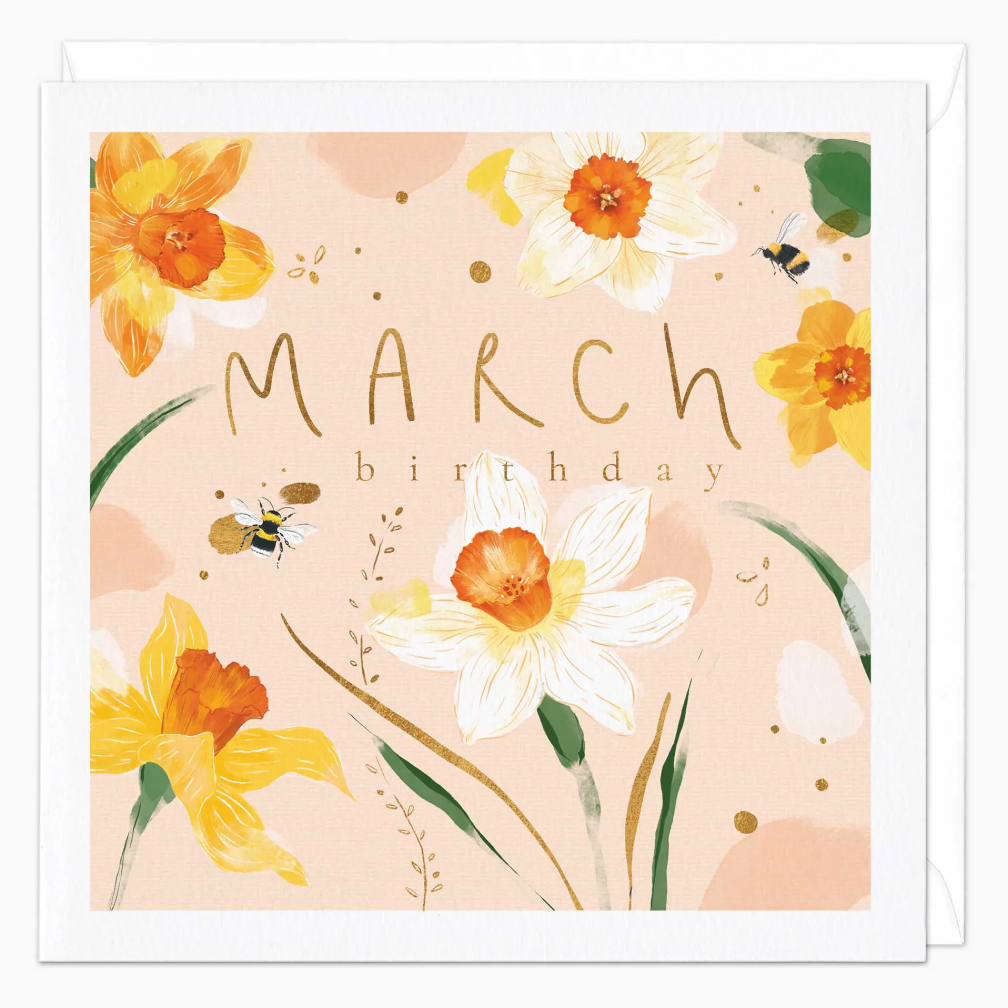 Birthday|By Month*Whistlefish March Birth Flower Card