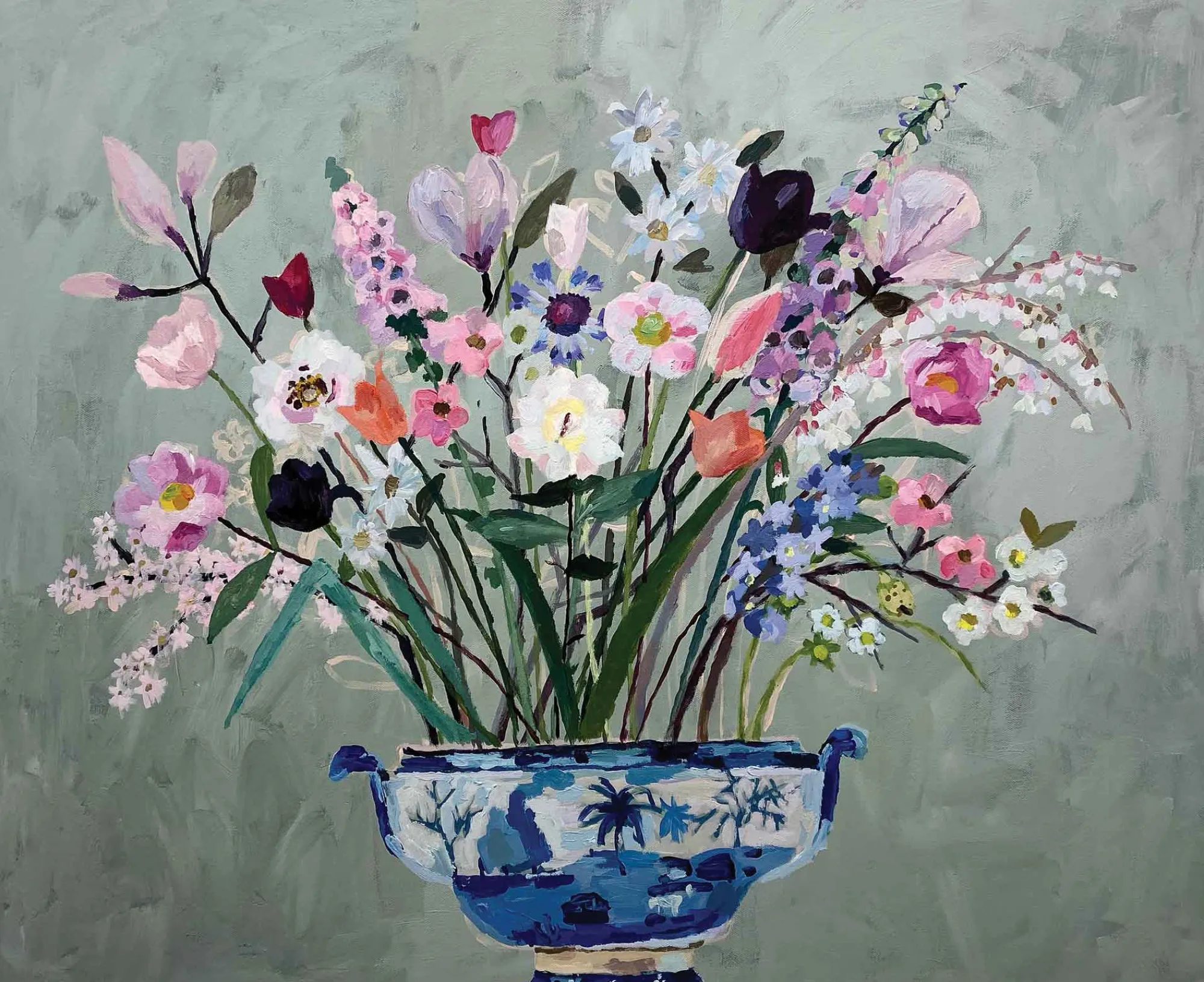 Unframed Prints*Whistlefish Mary's Flowers Large Art Print