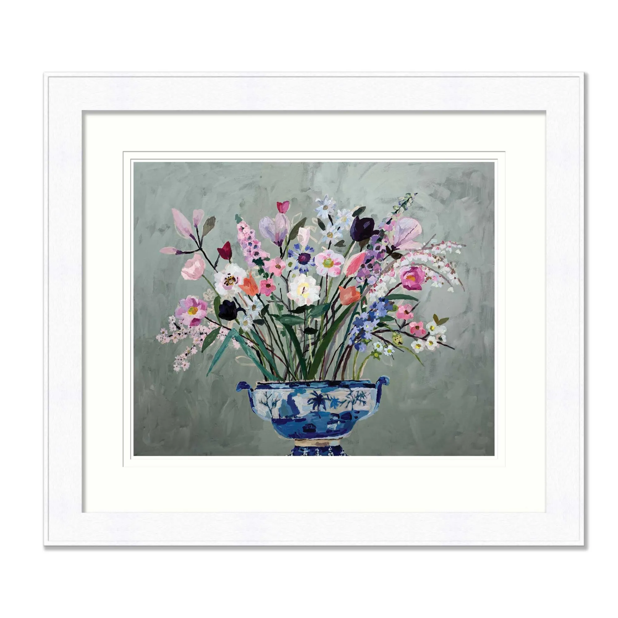 Floral & Flowers|Framed Prints*Whistlefish Mary's Flowers Large Framed Print