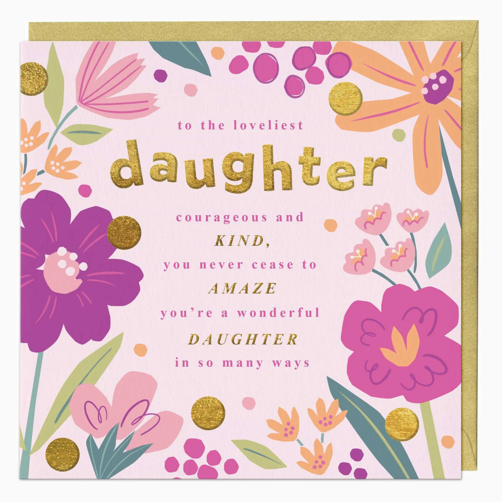 Just To Say*Whistlefish Message To Daughter Art Card