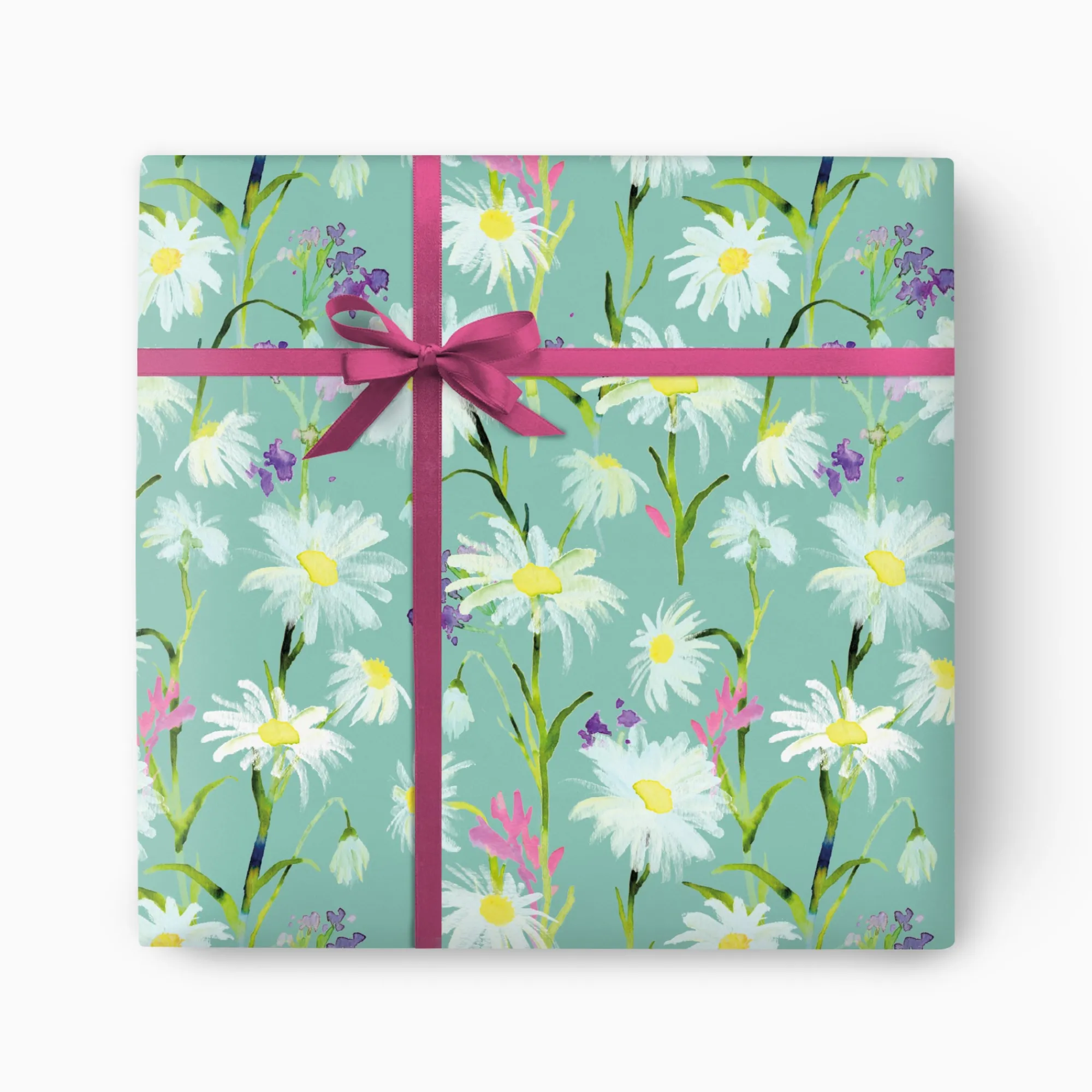 Gift Wrap|Floral*Whistlefish Messy Daisies Wrapping Paper