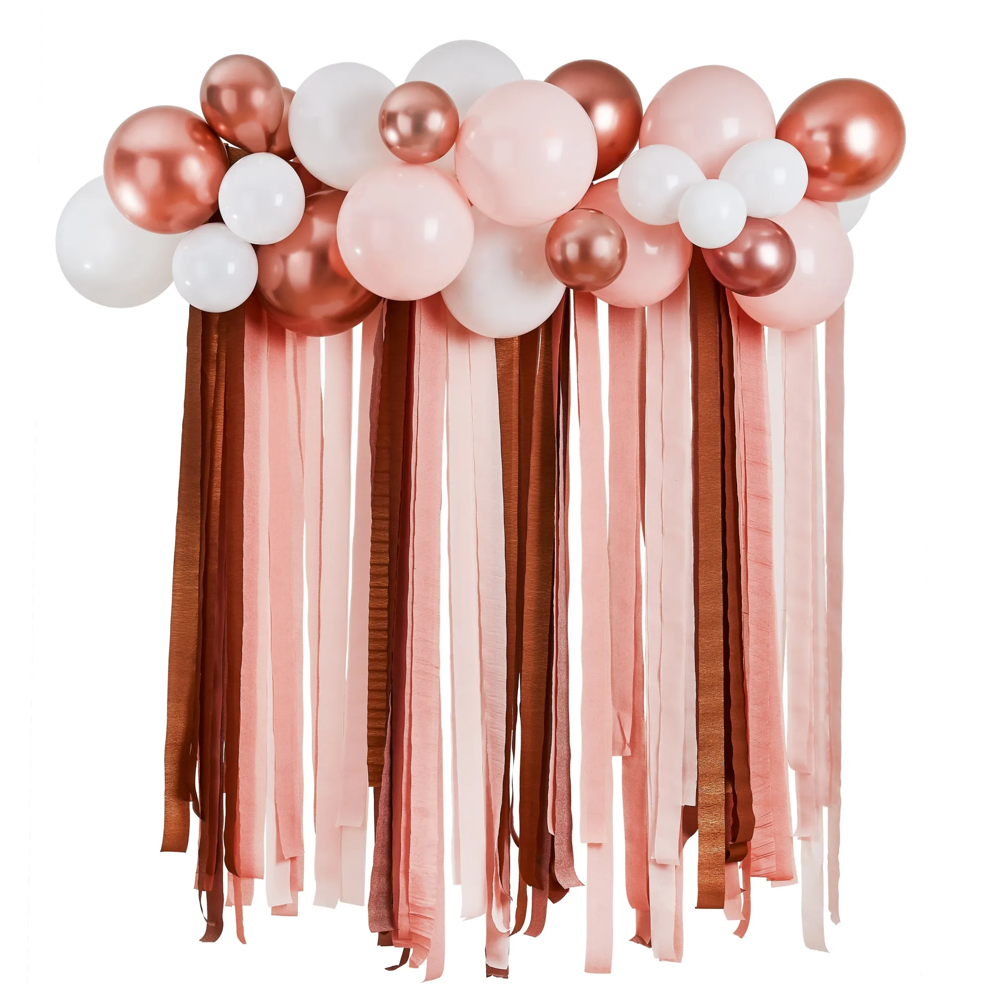 Balloons|Birthday*Whistlefish Metallic Balloon & Streamer Backdrop Set
