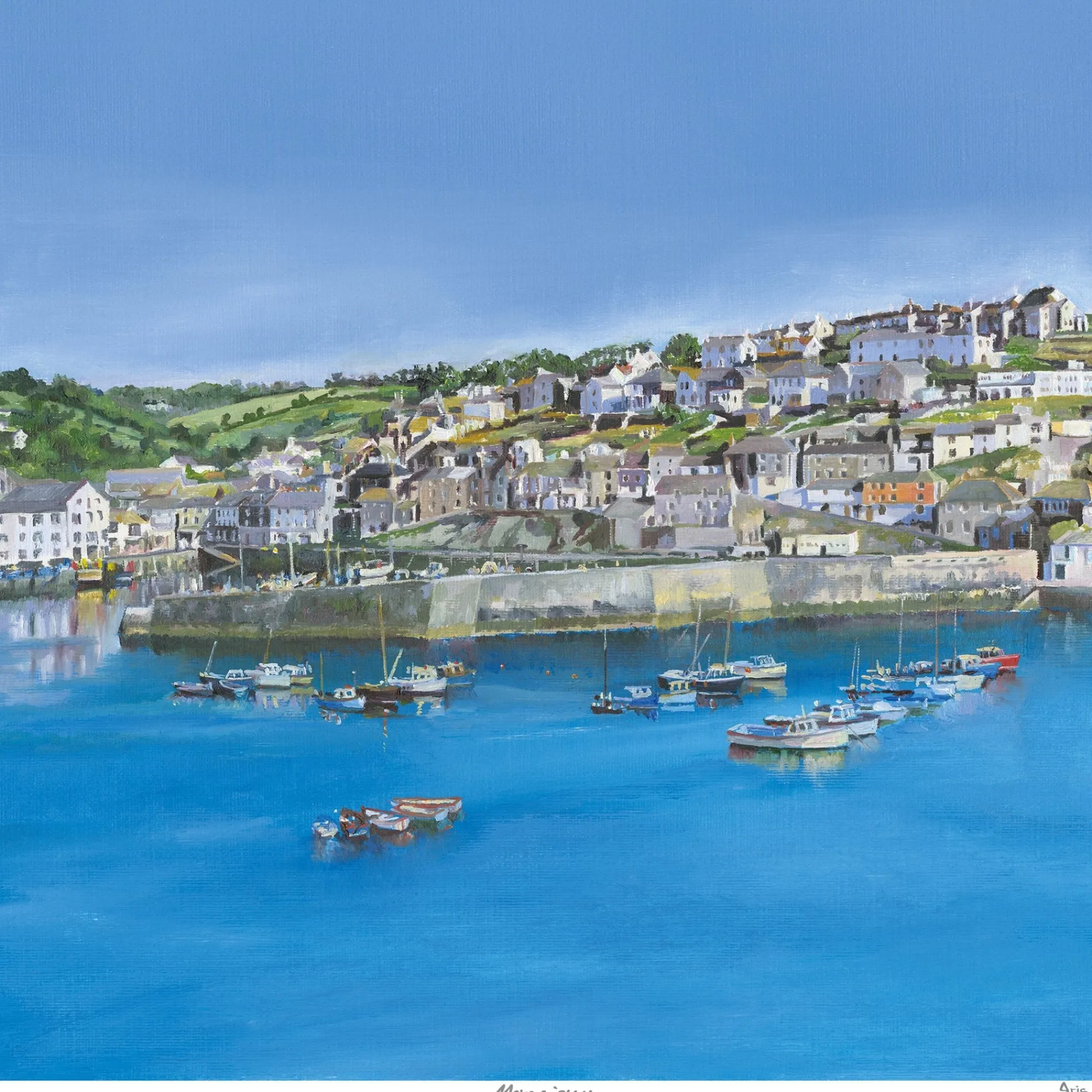 Unframed Prints*Whistlefish Mevagissey Art Print