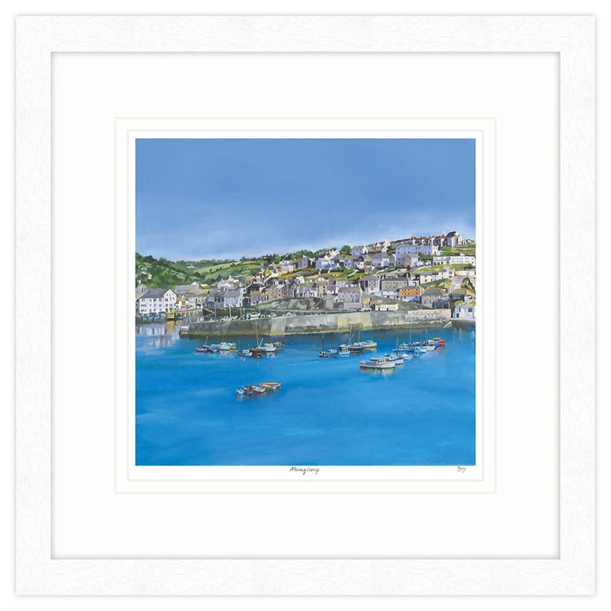 Cornwall|Framed Prints*Whistlefish Mevagissey Framed Print