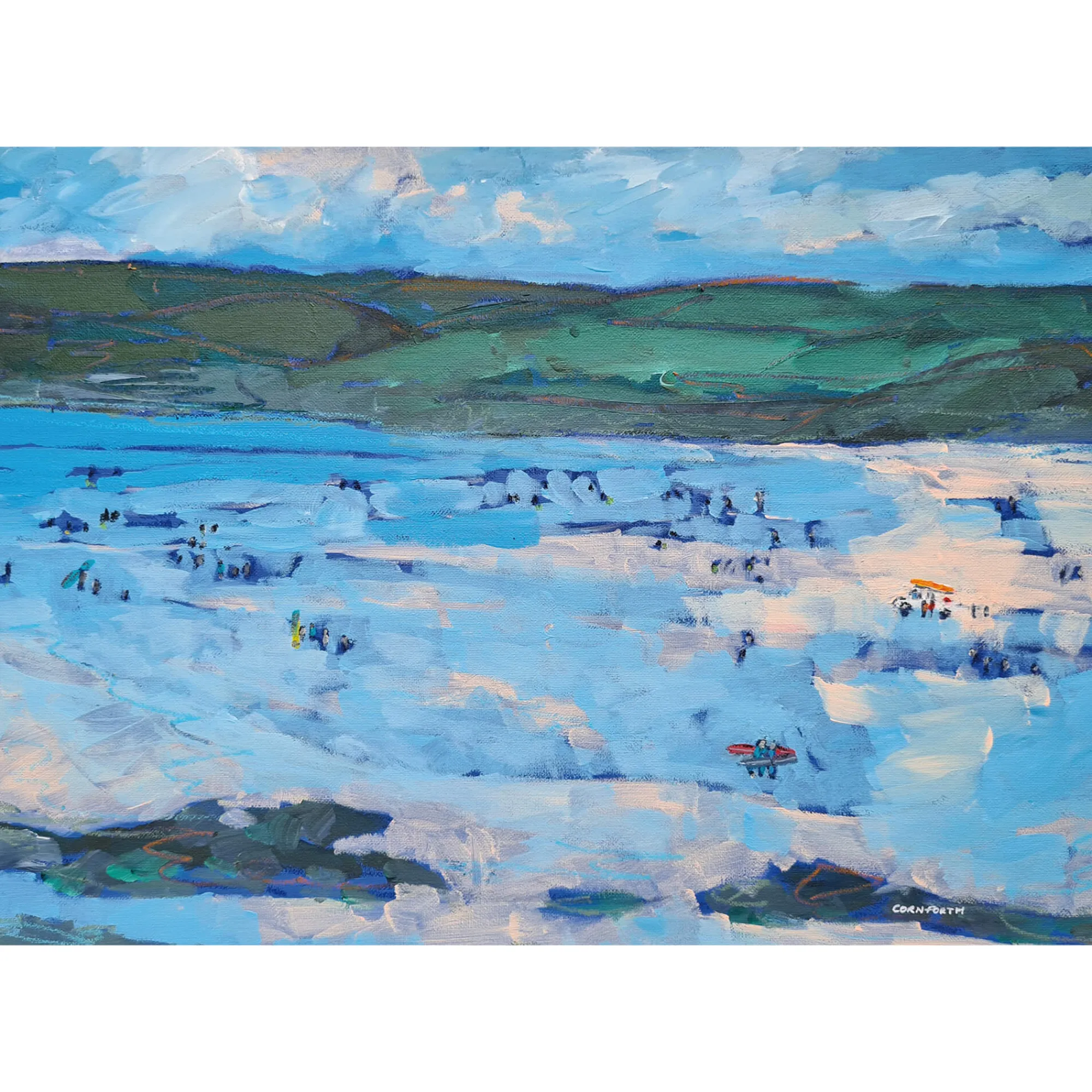 Unframed Prints*Whistlefish Mini Polzeath Art Print